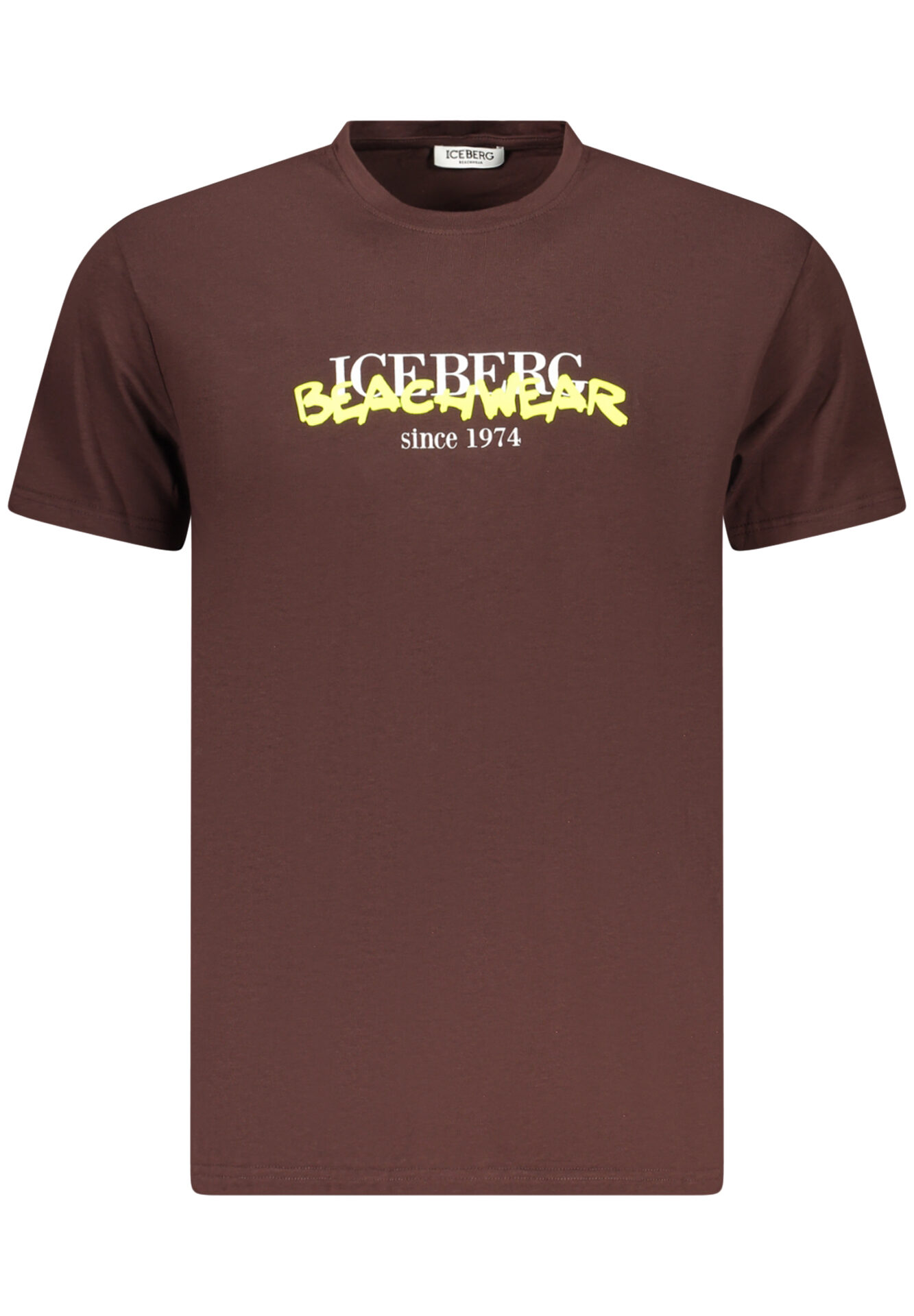 ICEBERG MEN'S SHORT-SLEEVE T-SHIRT, BROWN