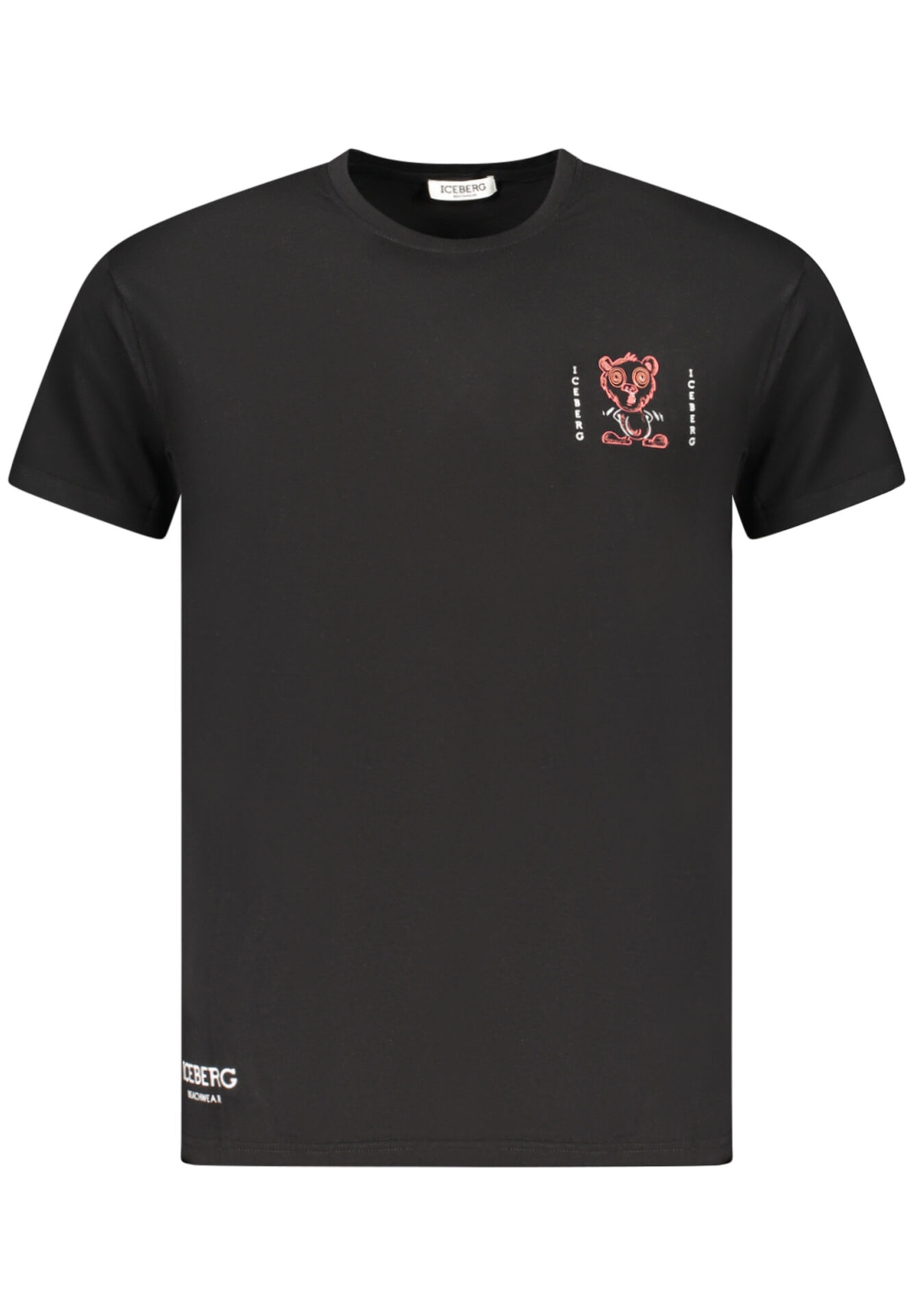 ICEBERG MEN'S SHORT-SLEEVED T-SHIRT BLACK