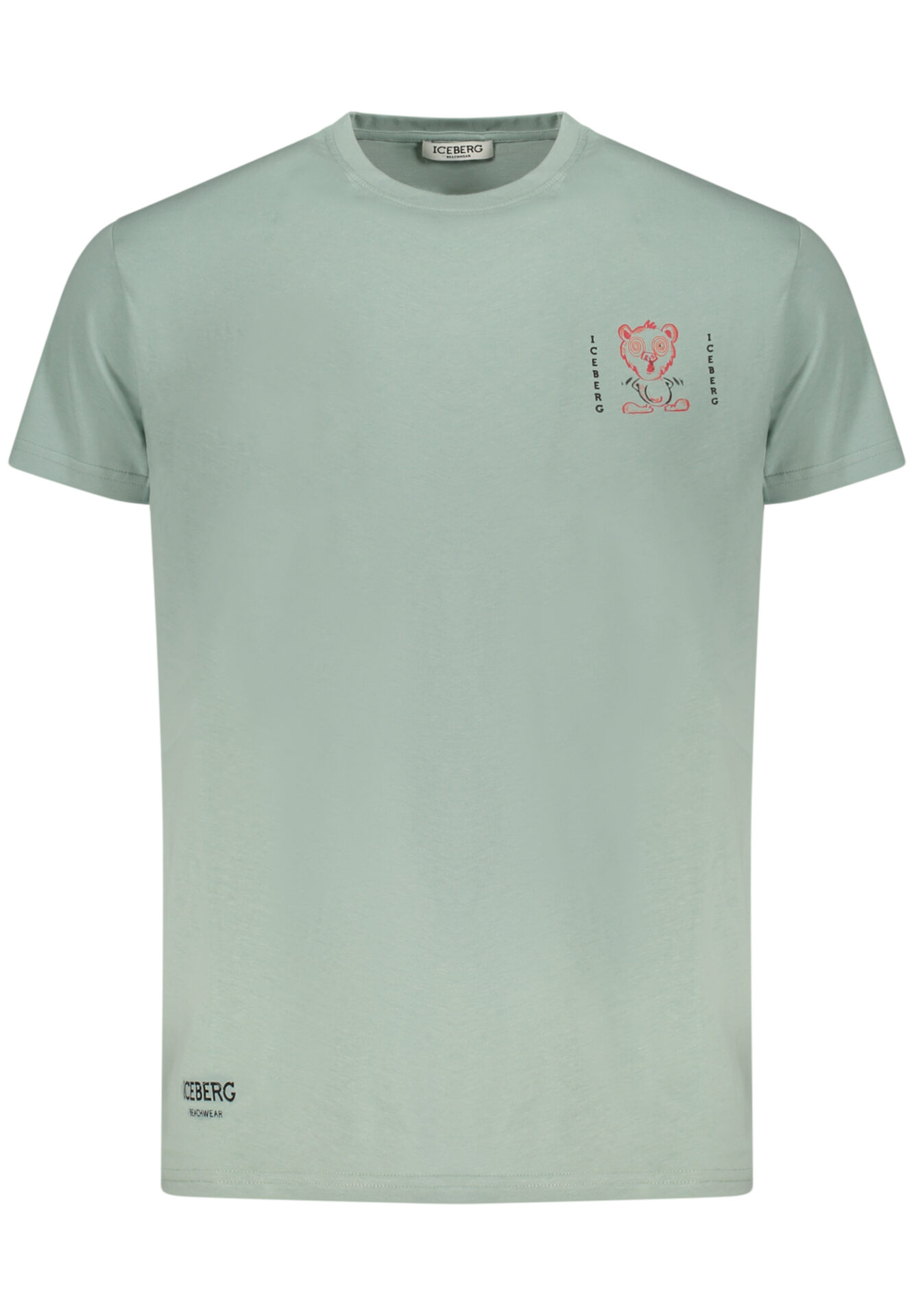 ICEBERG MEN'S SHORT-SLEEVED T-SHIRT GREEN