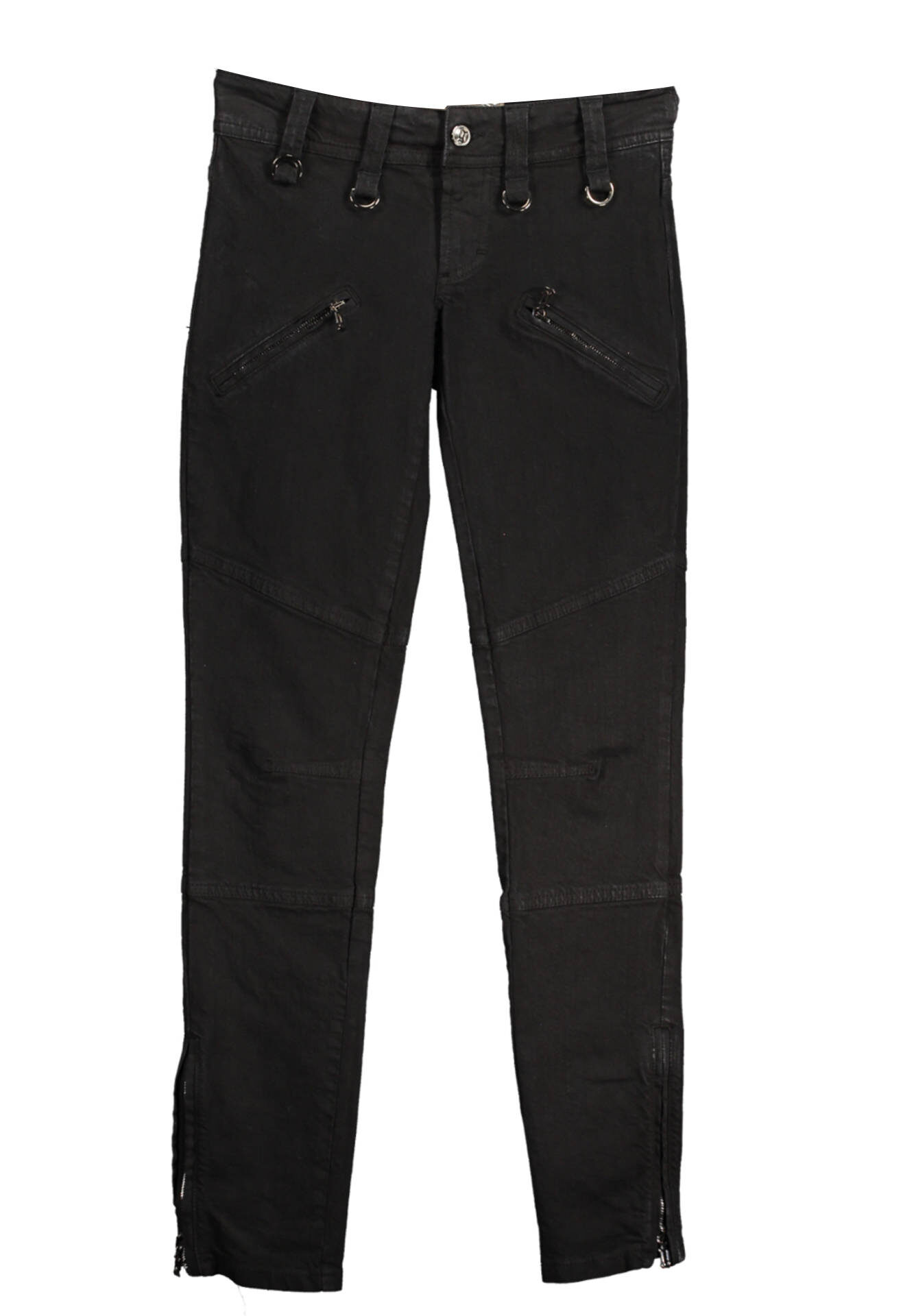 JOHN GALLIANO WOMEN'S BLACK TROUSERS