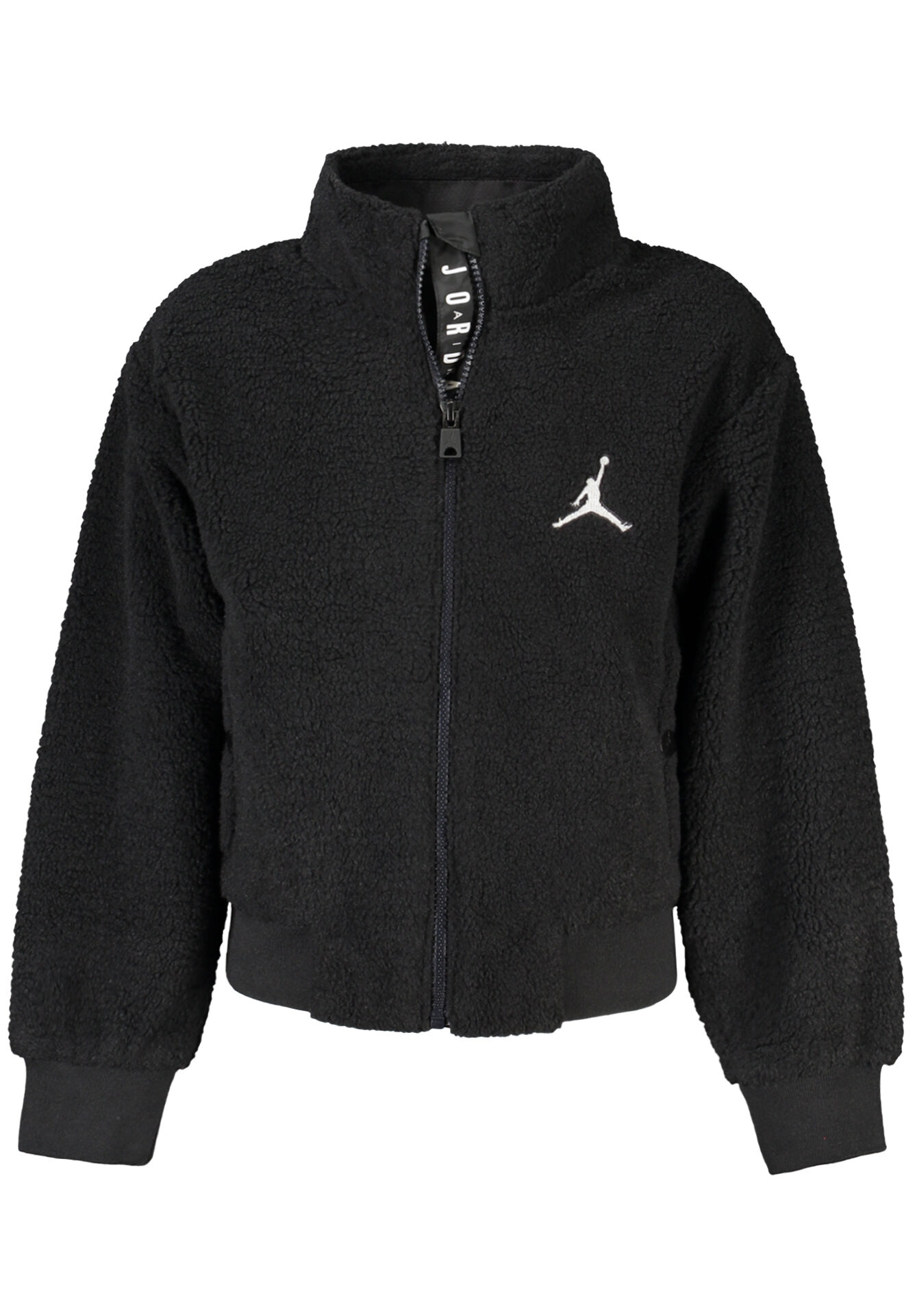 JORDAN WOMEN'S BLACK ZIP-UP SWEATSHIRT