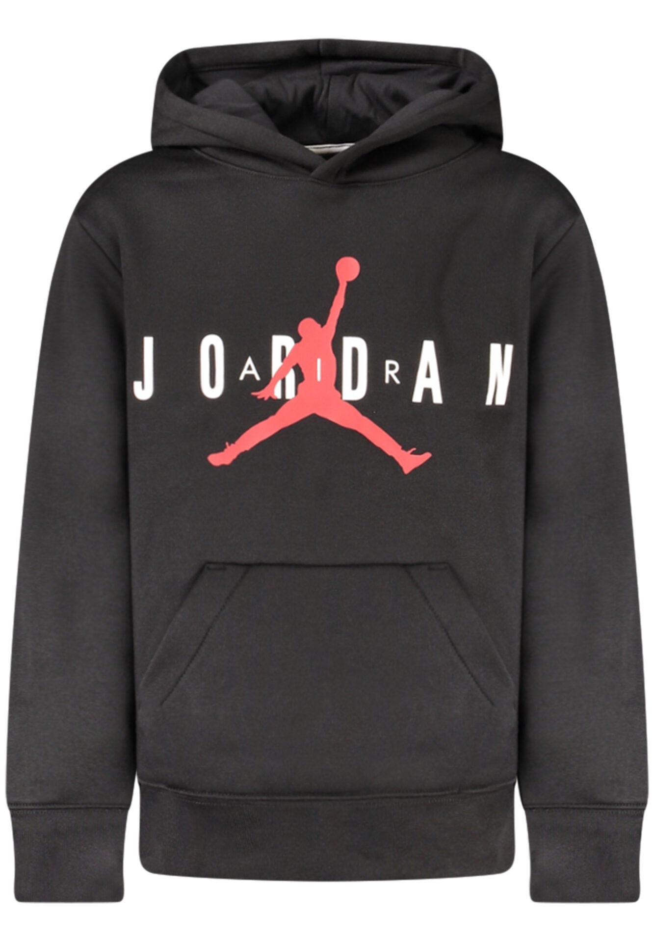 JORDAN MEN'S BLACK ZIP-UP SWEATSHIRT
