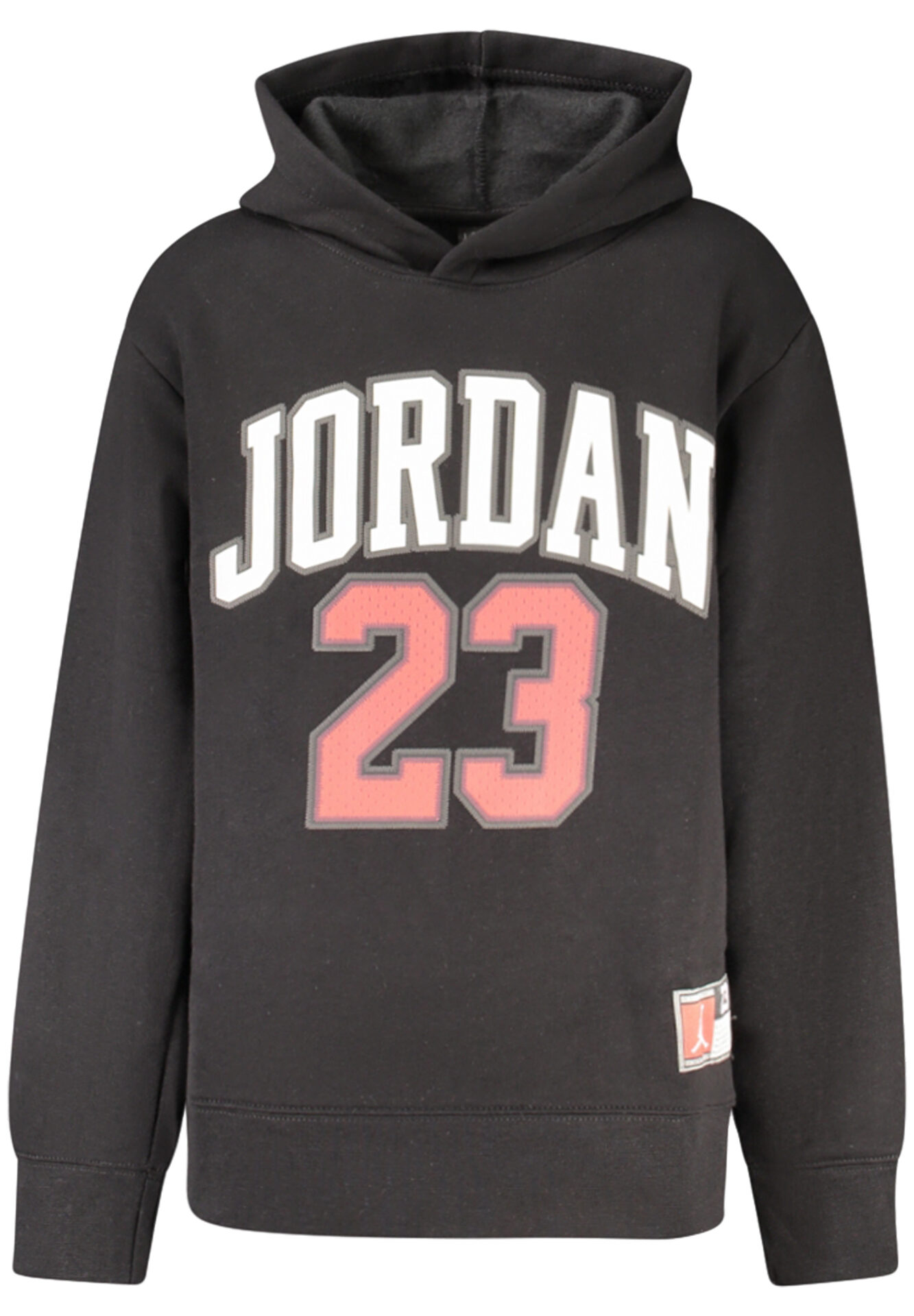 JORDAN MEN'S BLACK ZIP-UP SWEATSHIRT