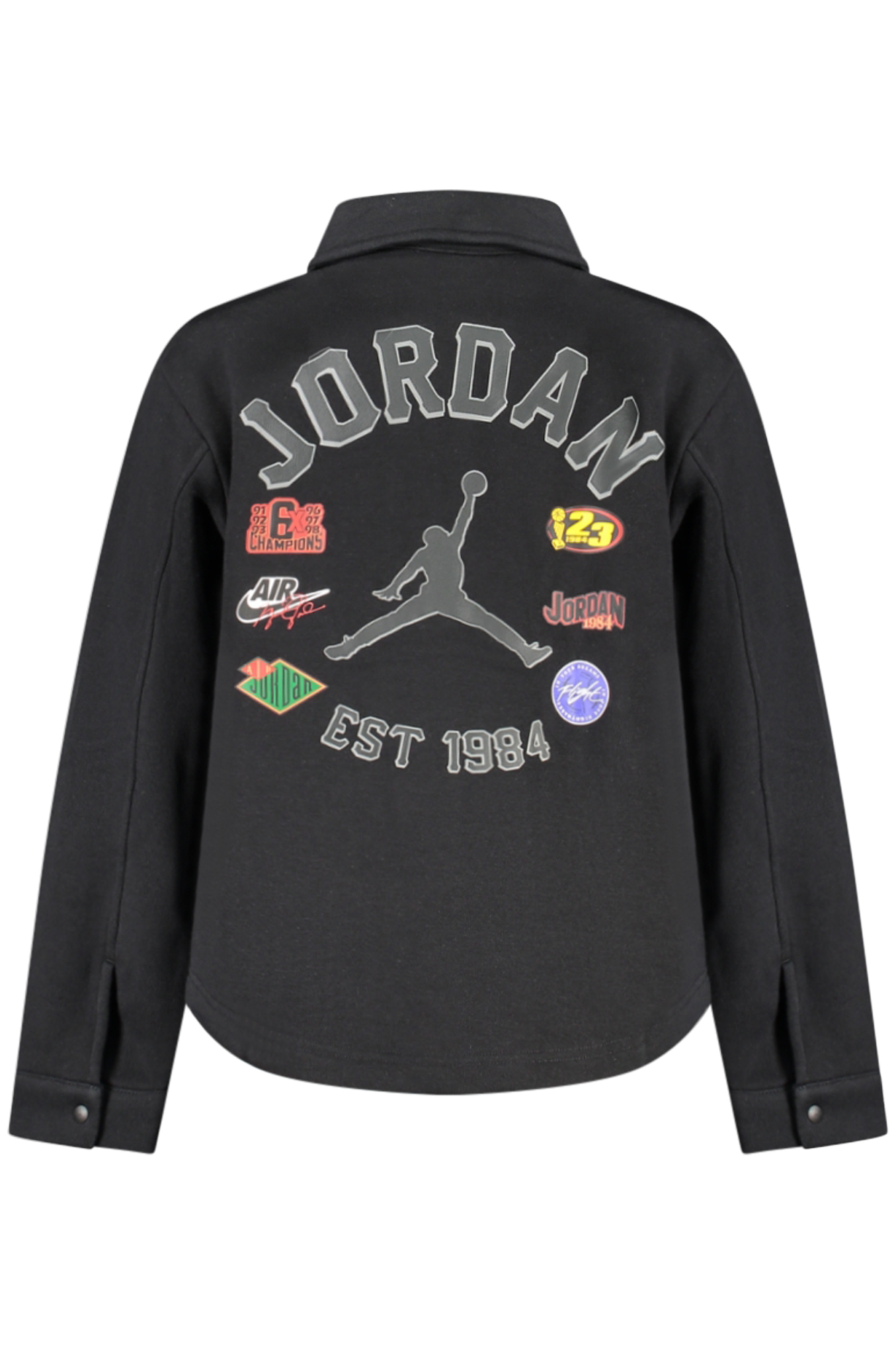JORDAN vyriškas užsegamas džemperis, juodas JORDAN vyriškas užsegamas džemperis, juodas - Image 2