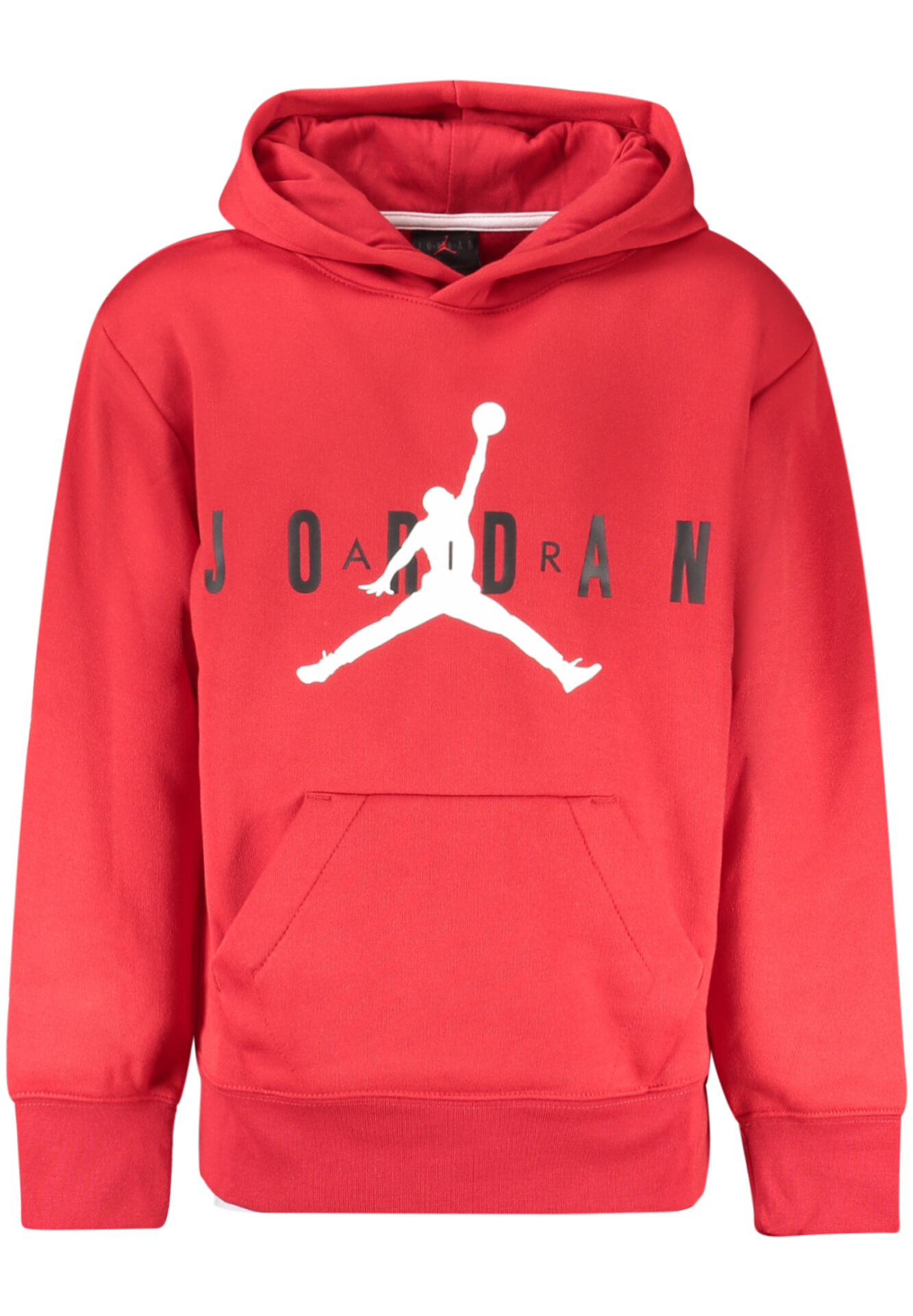 JORDAN MEN'S RED ZIP-UP SWEATSHIRT