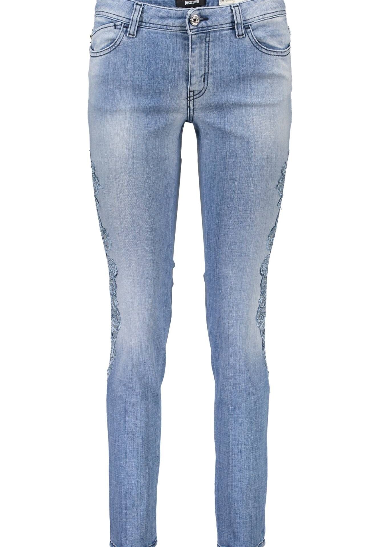 JUST CAVALLI JEANS DENIM WOMAN LIGHT BLUE