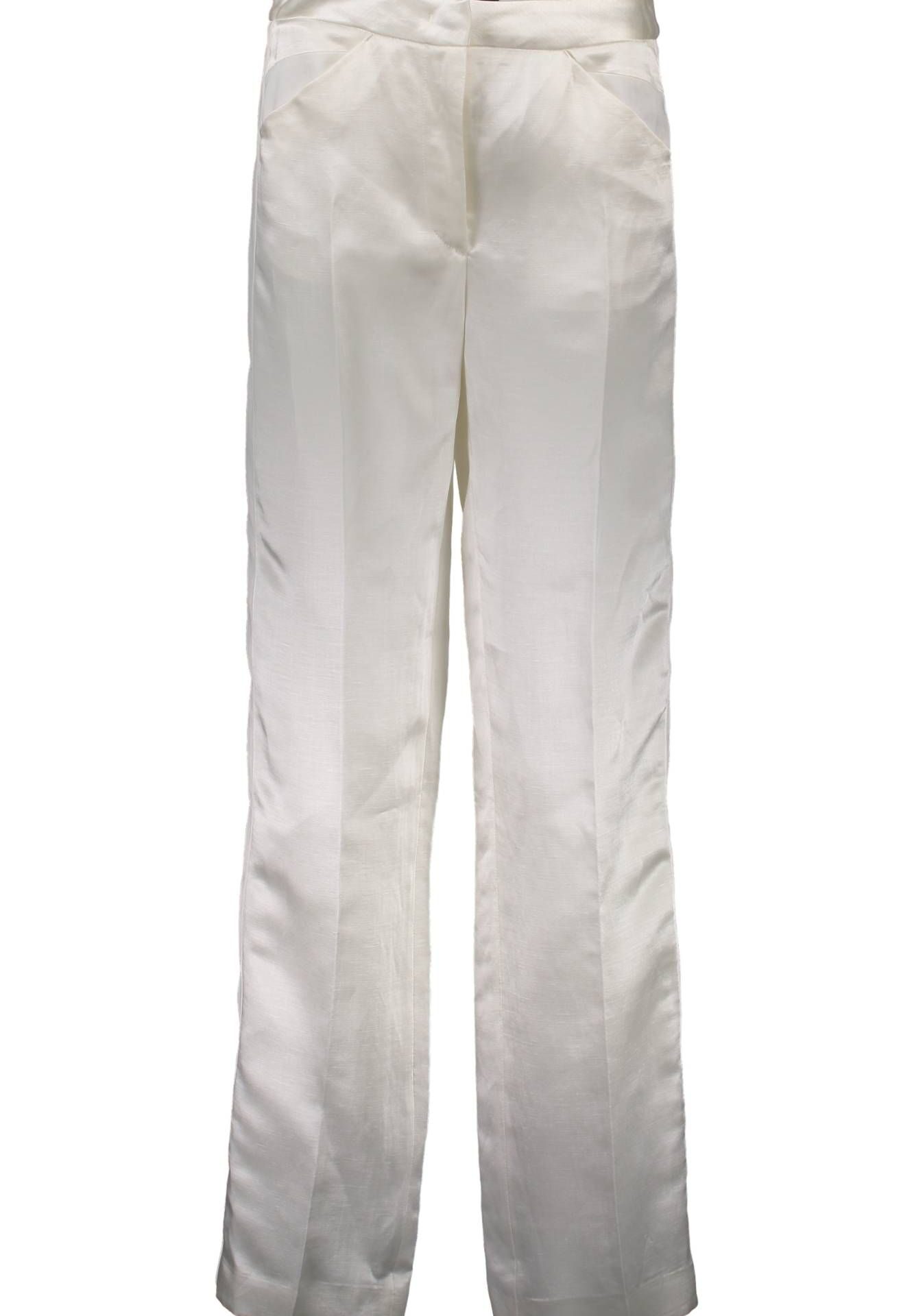 JUST CAVALLI WOMEN'S WHITE TROUSERS