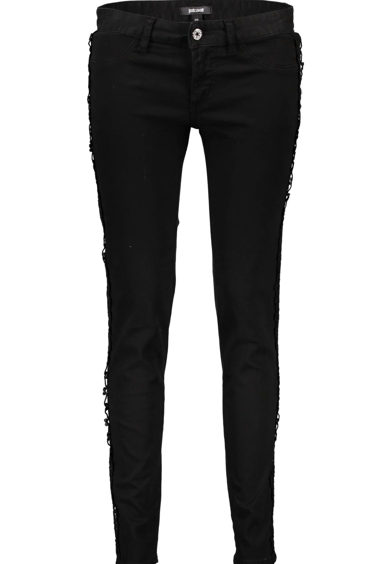 JUST CAVALLI WOMEN'S TROUSERS BLACK