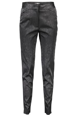 JUST CAVALLI WOMEN'S BLACK TROUSERS