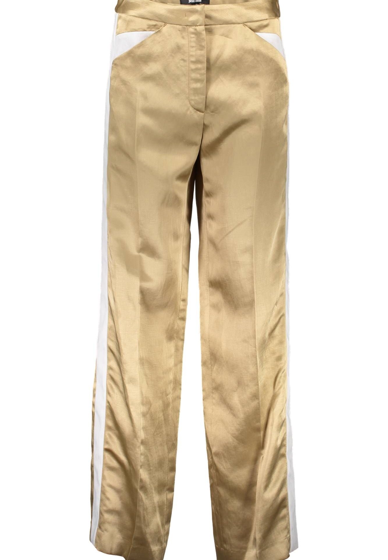 JUST CAVALLI WOMAN GOLD TROUSERS