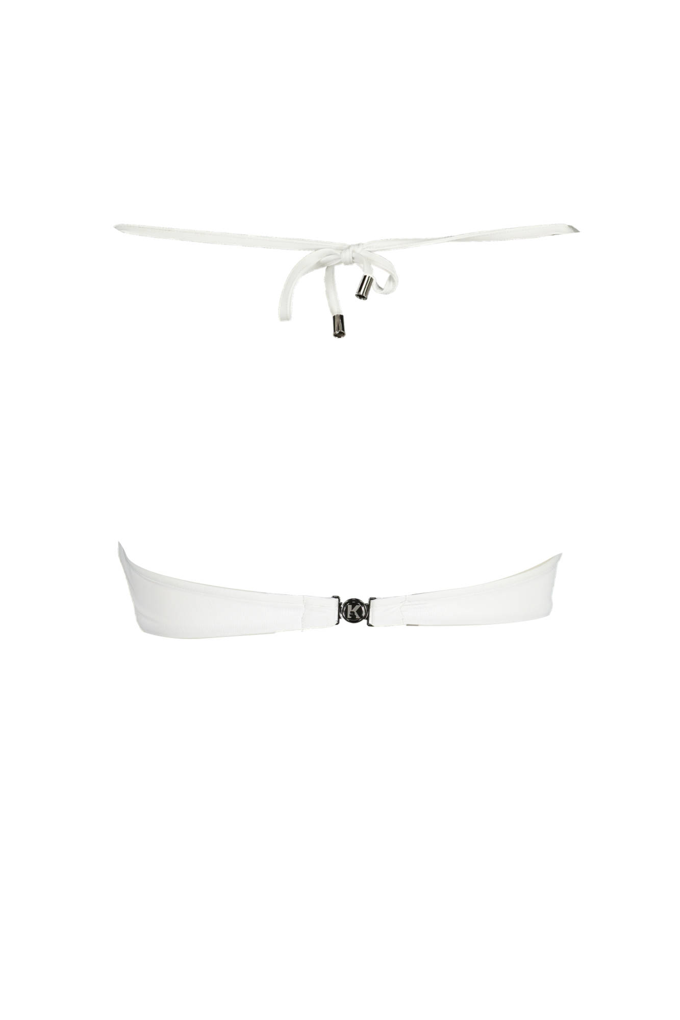 KARL LAGERFELD BEACHWEAR moteriška maudymosi liemenėlė, balta KARL LAGERFELD BEACHWEAR moteriška maudymosi liemenėlė, balta - Image 2