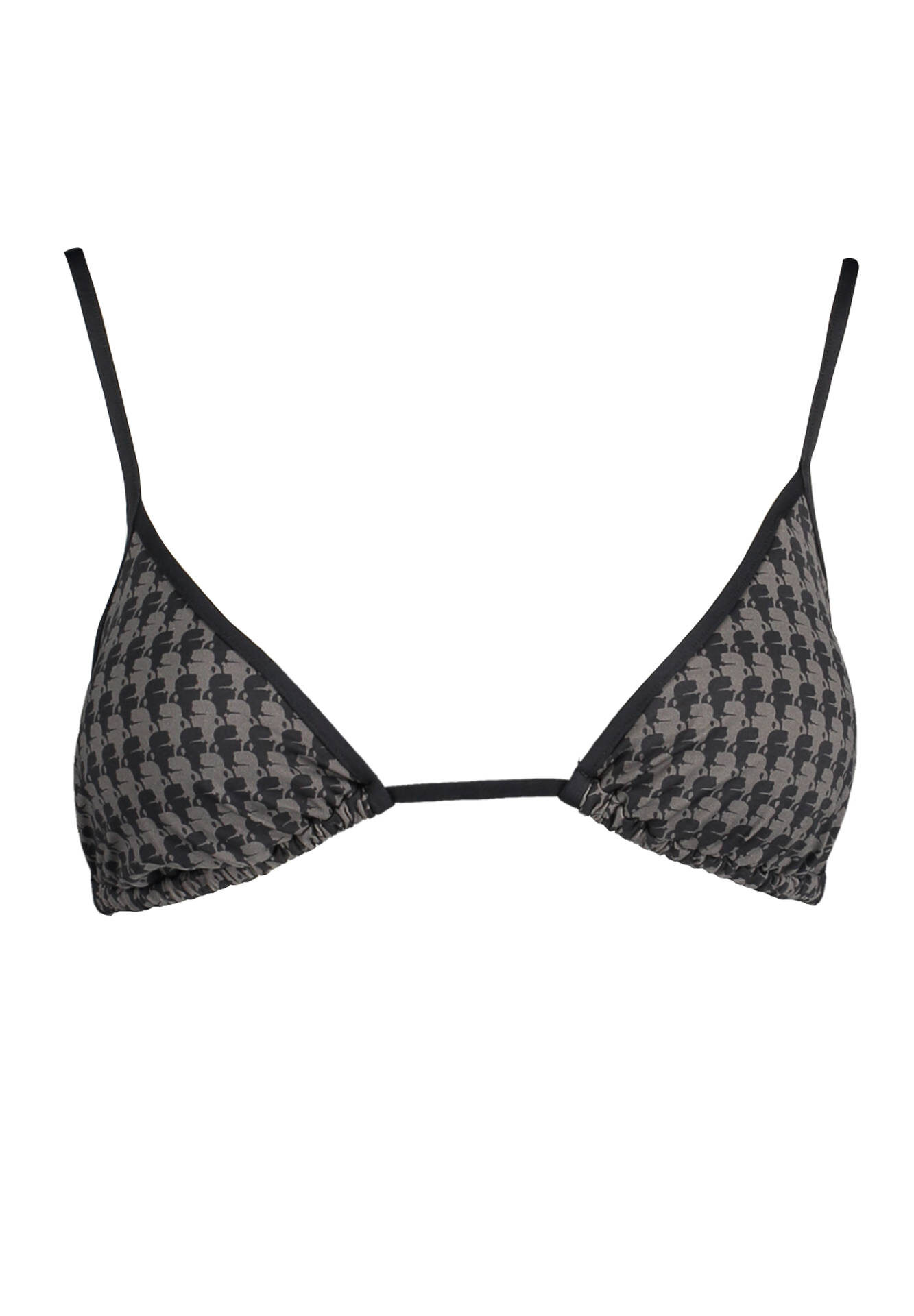 KARL LAGERFELD BEACHWEAR SWIMSUIT PARTS ABOVE WOMAN BLACK