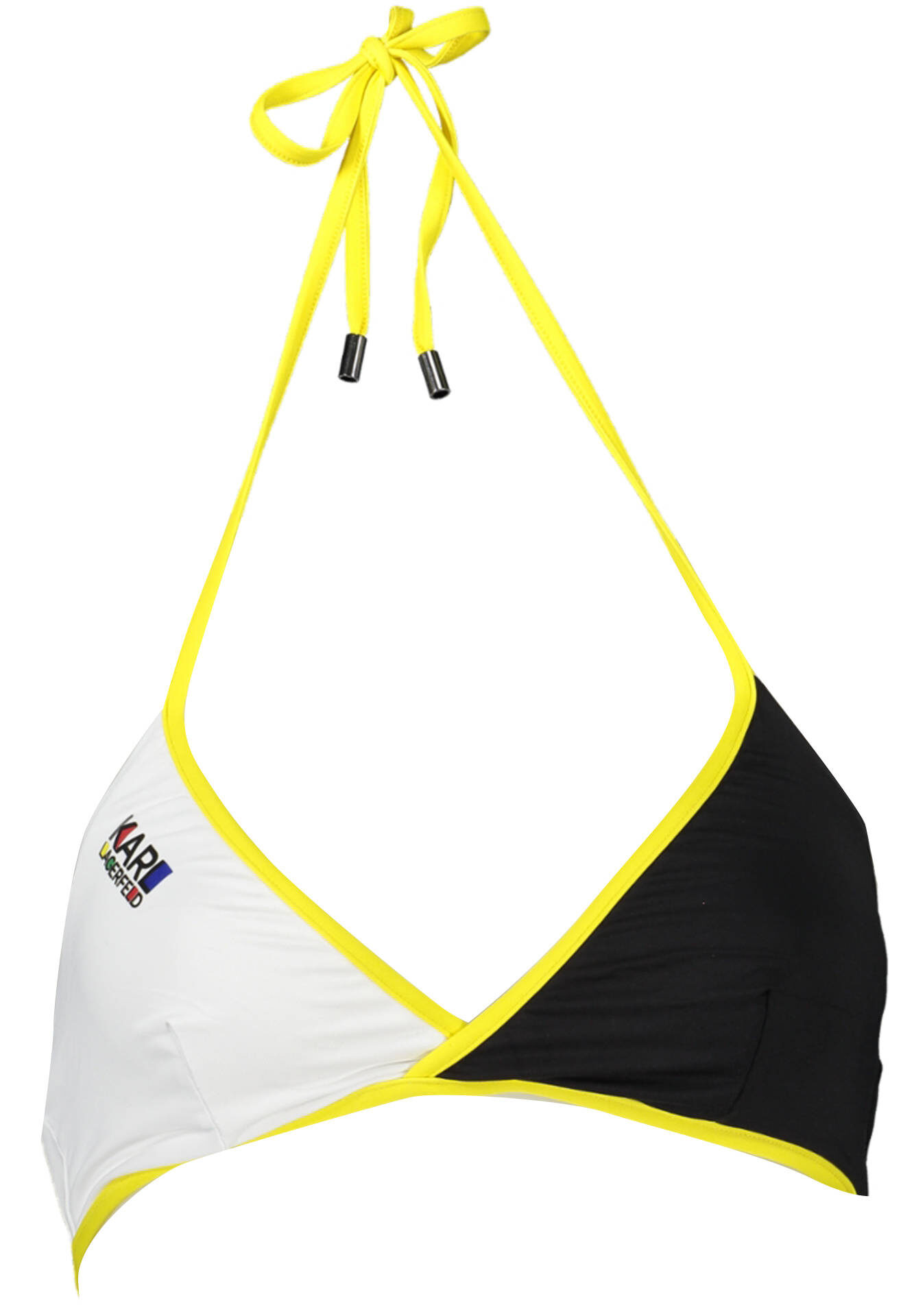 KARL LAGERFELD BEACHWEAR SWIMSUIT TOP WOMEN BLACK