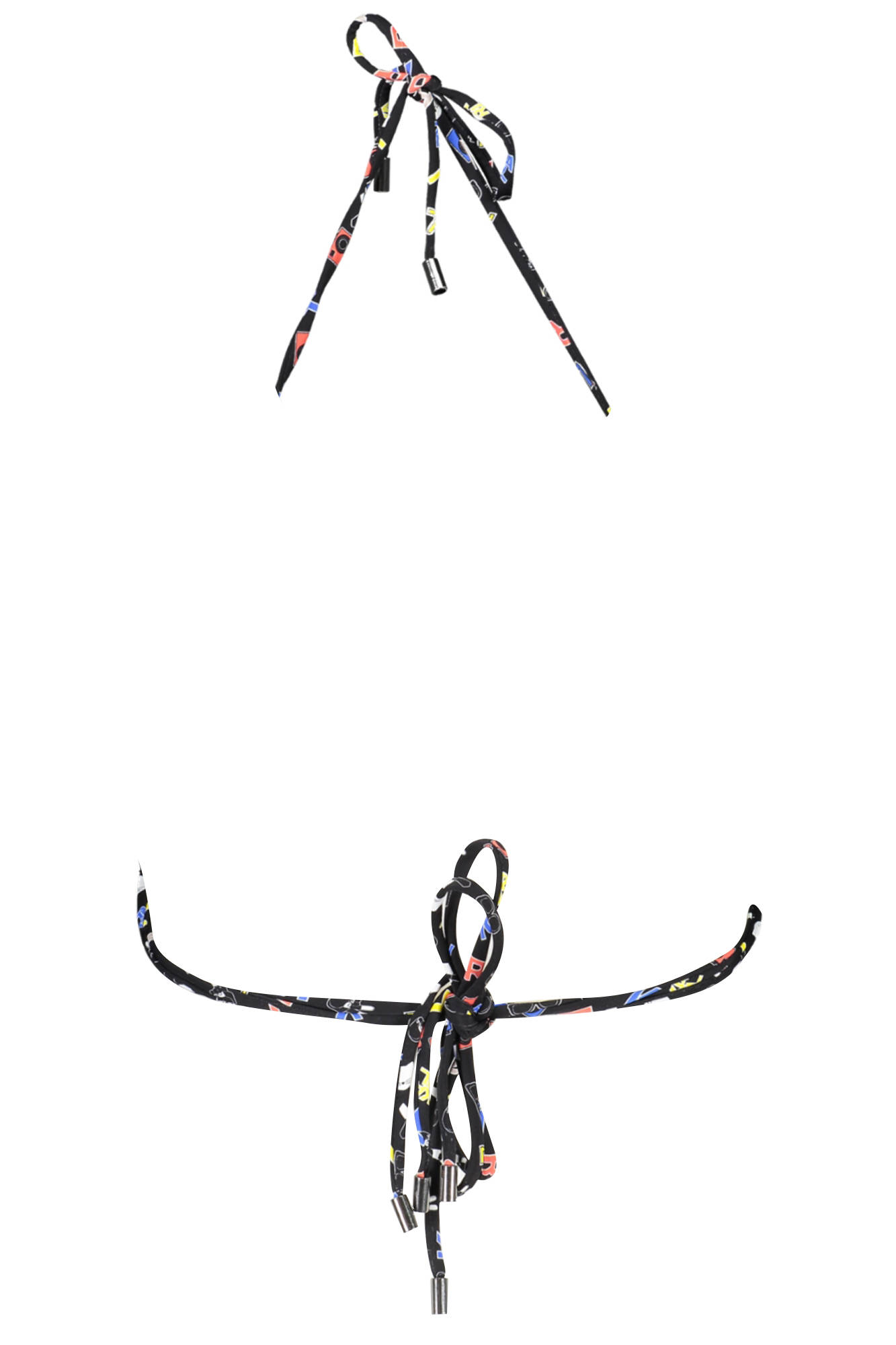 KARL LAGERFELD BEACHWEAR moteriška maudymosi liemenėlė, juoda KARL LAGERFELD BEACHWEAR moteriška maudymosi liemenėlė, juoda - Image 2
