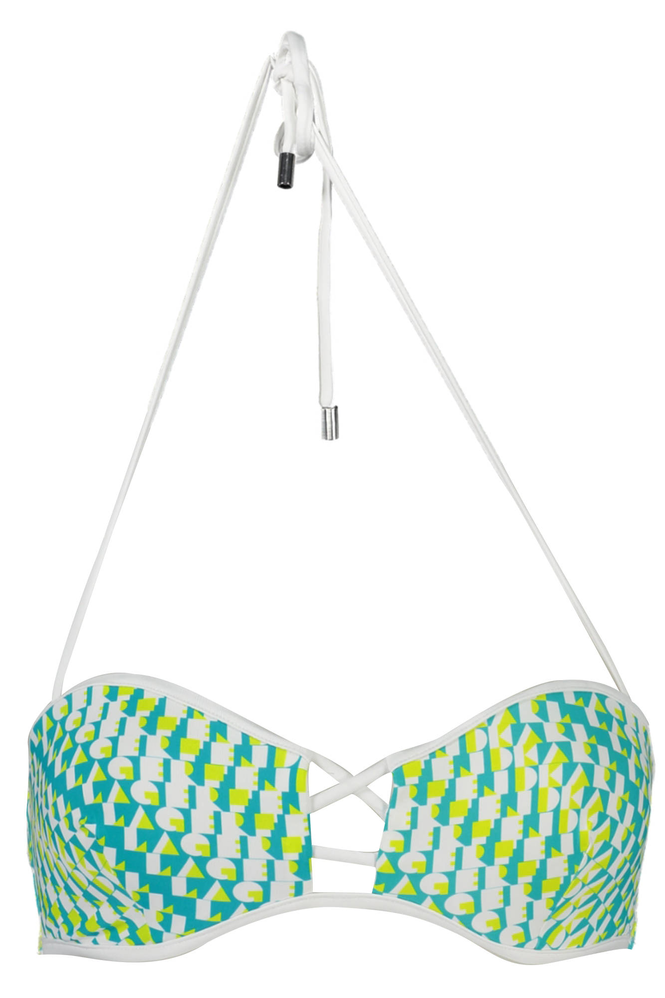 KARL LAGERFELD BEACHWEAR moteriška maudymosi liemenėlė, žalia KARL LAGERFELD BEACHWEAR moteriška maudymosi liemenėlė, žalia
