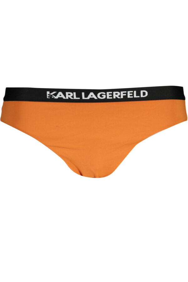 KARL LAGERFELD BEACHWEAR oranžinė moteriškų maudymosi liemenėlių/kelnaičių apačia