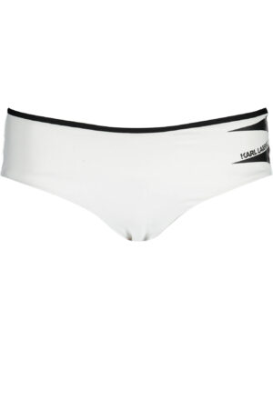 KARL LAGERFELD BEACHWEAR baltos maudymosi kostiumėlio kelnaitės