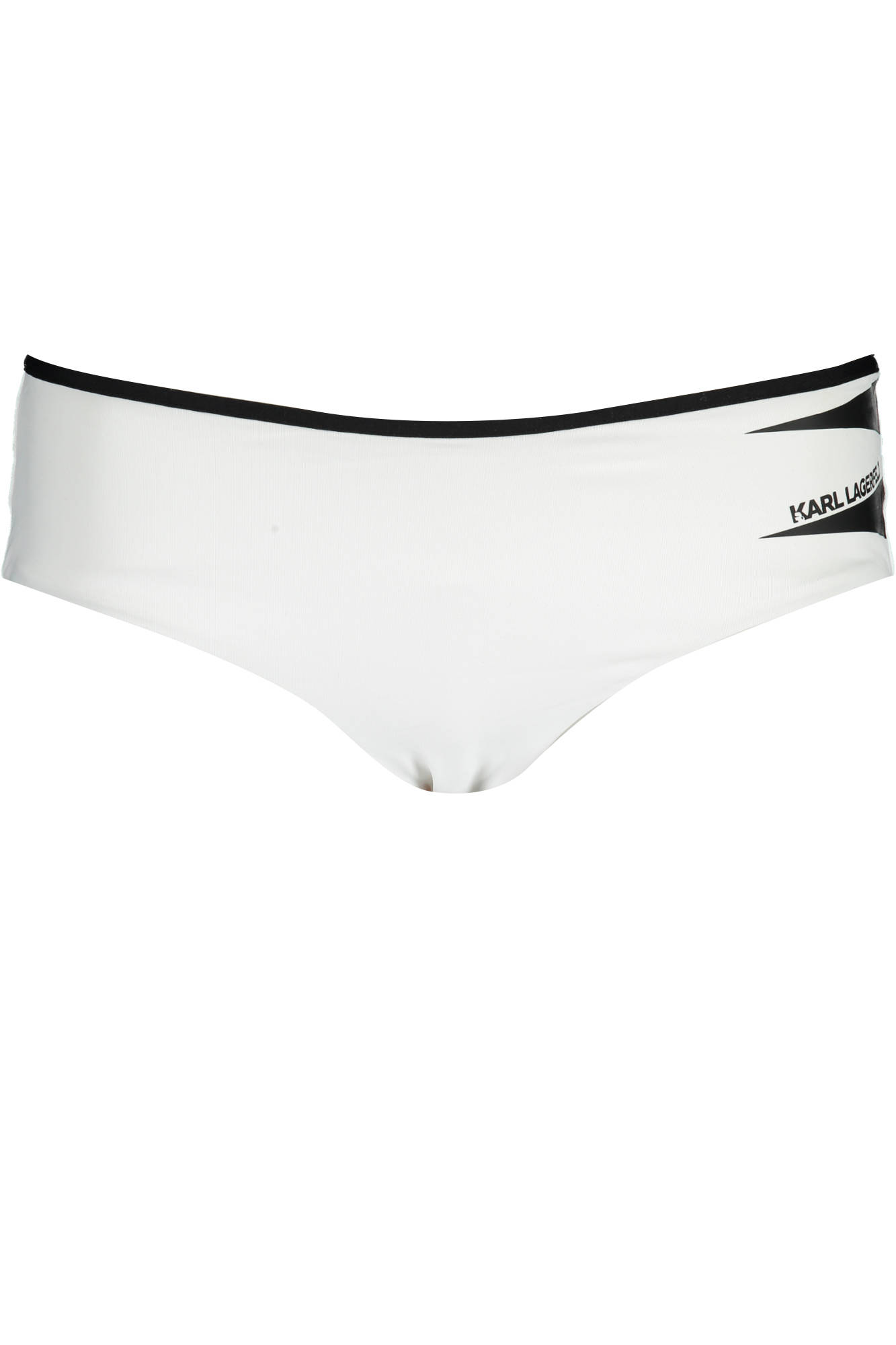 KARL LAGERFELD BEACHWEAR baltos maudymosi kostiumėlio kelnaitės KARL LAGERFELD BEACHWEAR baltos maudymosi kostiumėlio kelnaitės