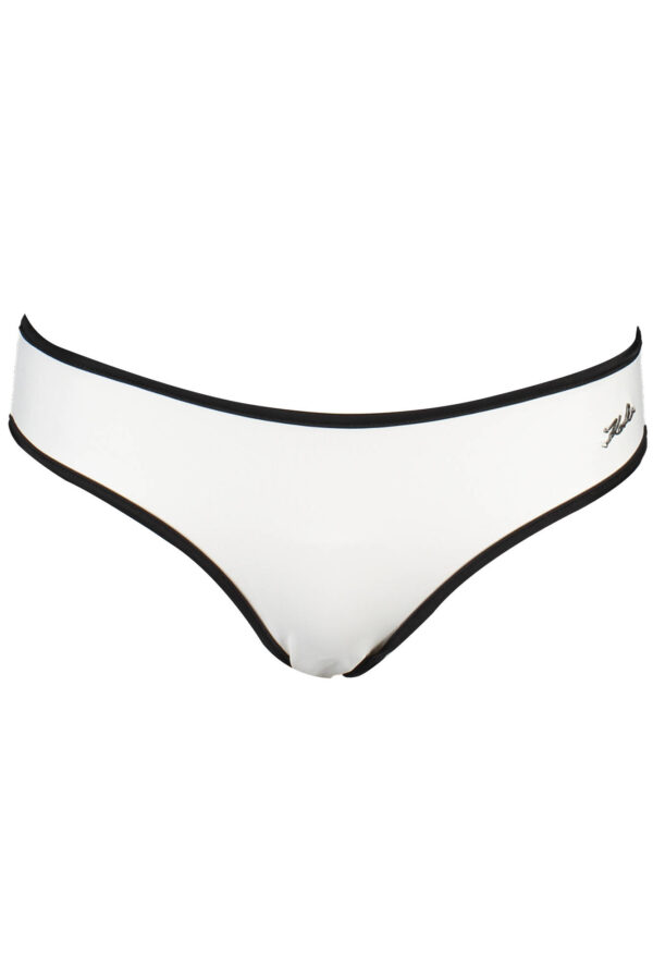 KARL LAGERFELD BEACHWEAR balta moteriškų maudymosi liemenėlių/kelnaičių apačia