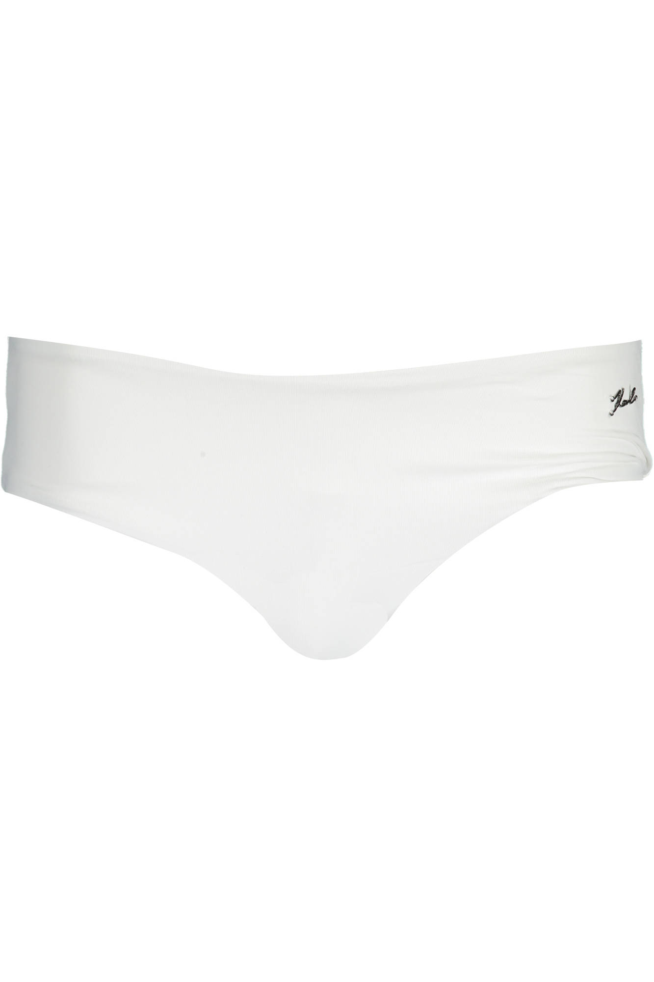 KARL LAGERFELD BEACHWEAR moteriškos baltos maudymosi kelnaitės KARL LAGERFELD BEACHWEAR moteriškos baltos maudymosi kelnaitės