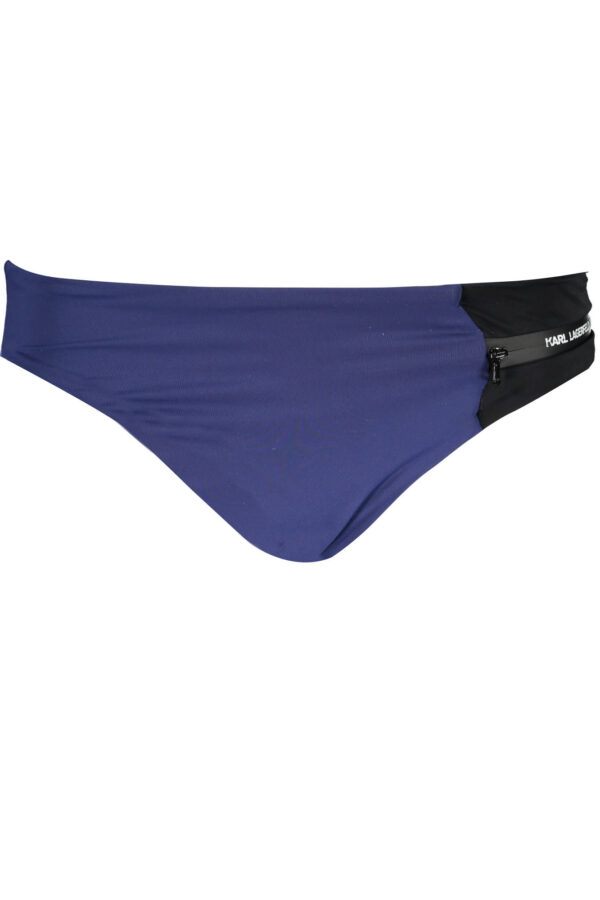 KARL LAGERFELD BEACHWEAR moteriškos maudymosi kelnaitės, mėlynos