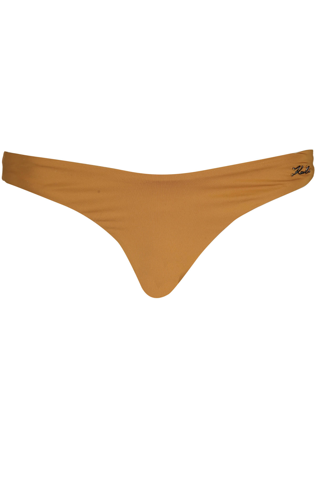 KARL LAGERFELD BEACHWEAR rudos maudymosi kostiumėlio kelnaitės KARL LAGERFELD BEACHWEAR rudos maudymosi kostiumėlio kelnaitės