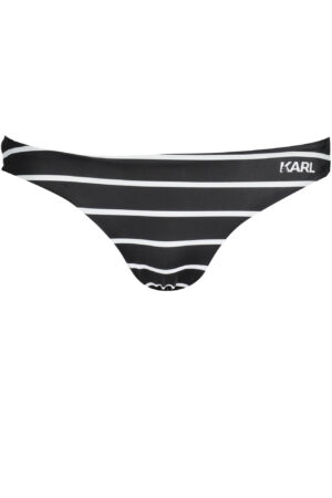 KARL LAGERFELD BEACHWEAR juodos maudymosi kostiumėlio kelnaitės