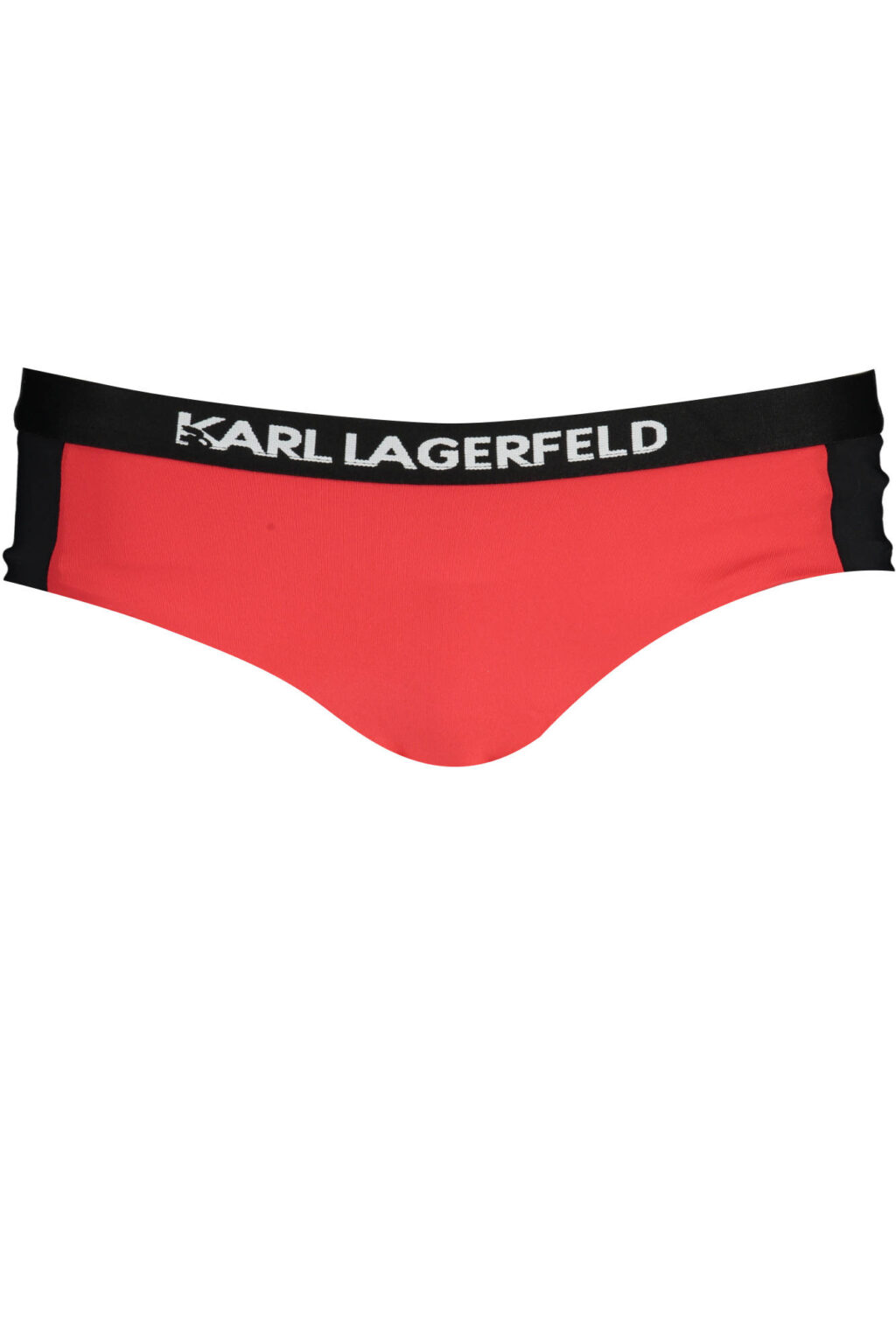 KARL LAGERFELD BEACHWEAR moteriškos maudymosi kelnaitės, raudonos
