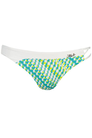 KARL LAGERFELD BEACHWEAR žalia moteriškų maudymosi liemenėlių/kelnaičių apačia