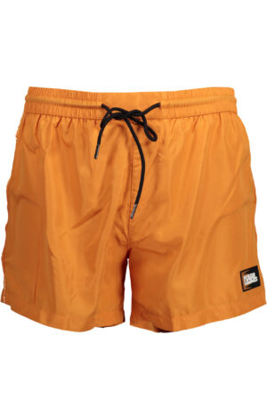 KARL LAGERFELD BEACHWEAR vyriškos maudymosi trumpikės, oranžinės