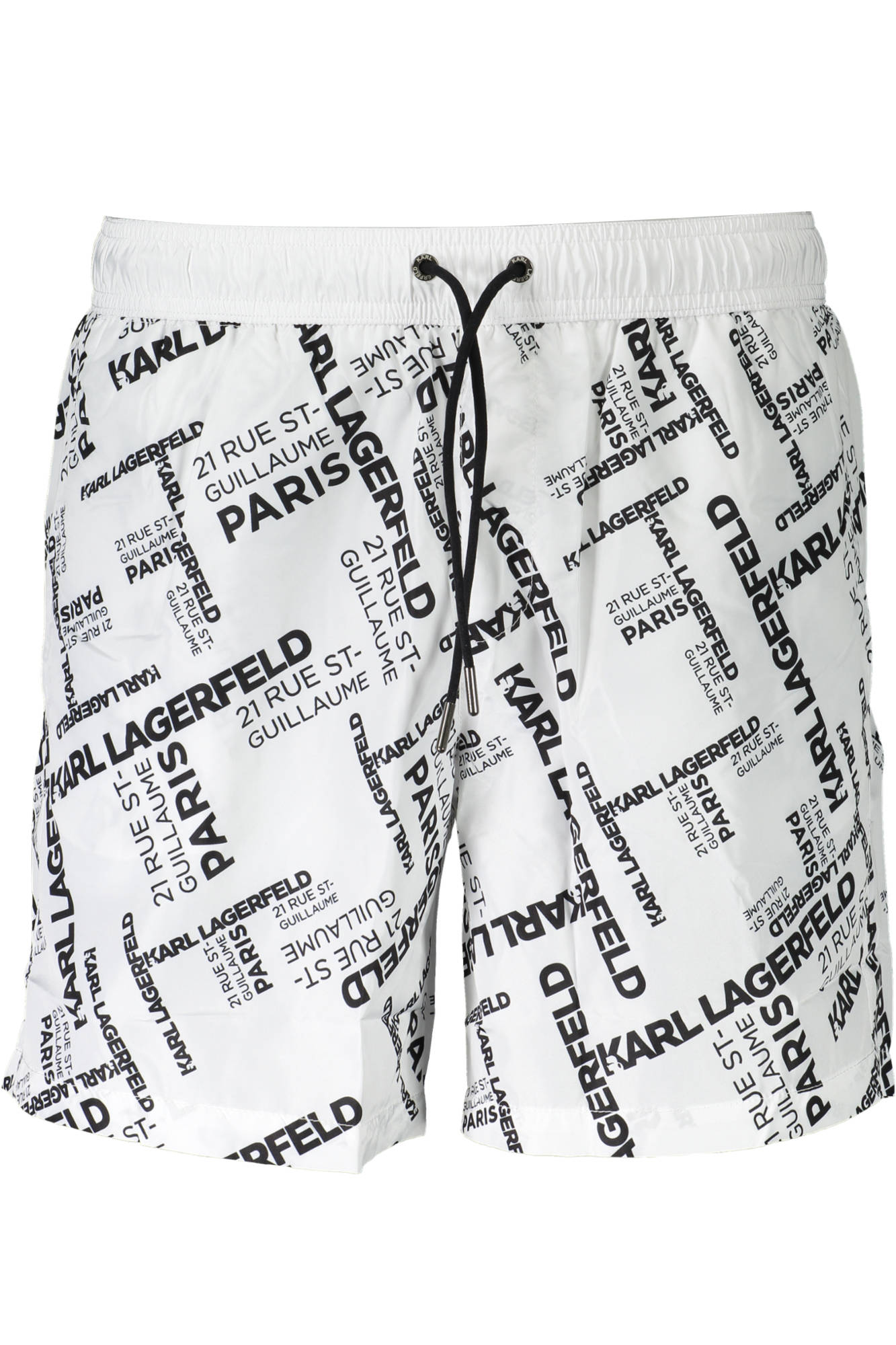 KARL LAGERFELD BEACHWEAR vyriškos maudymosi trumpikės, baltos KARL LAGERFELD BEACHWEAR vyriškos maudymosi trumpikės, baltos