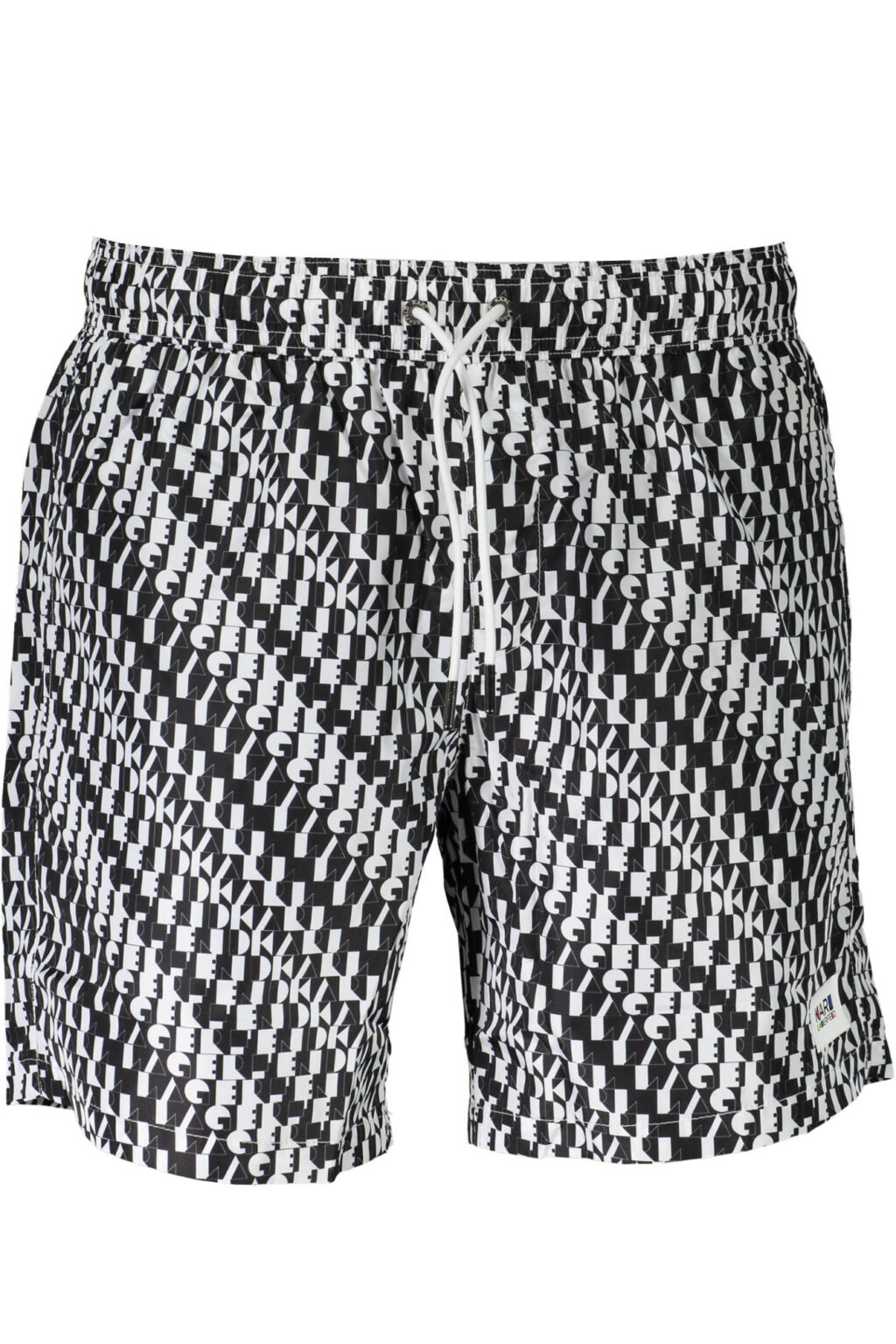 KARL LAGERFELD BEACHWEAR vyriškos maudymosi trumpikės, baltos