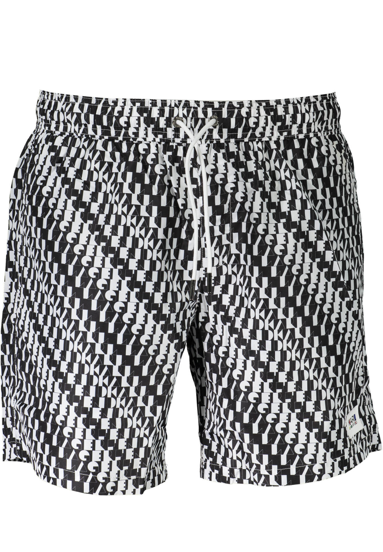 KARL LAGERFELD BEACHWEAR SWIMSUIT BOTTOM MEN WHITE