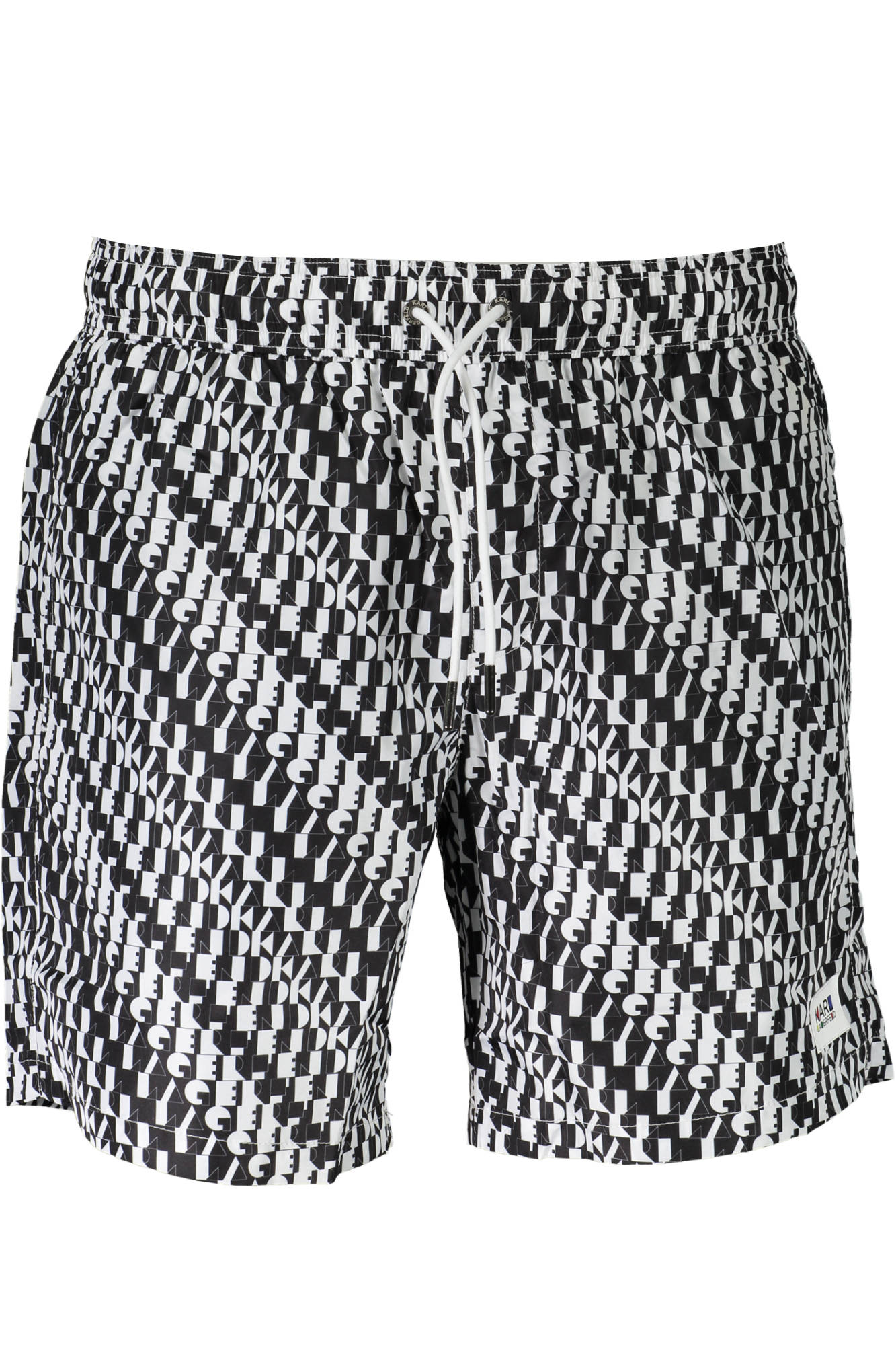 KARL LAGERFELD BEACHWEAR vyriškos maudymosi trumpikės, baltos KARL LAGERFELD BEACHWEAR vyriškos maudymosi trumpikės, baltos