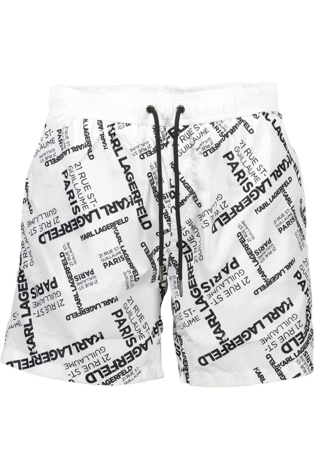karllagerfeldbeachwearcostumepartesottouomobianco_1 KARL LAGERFELD BEACHWEAR vyriškos maudymosi trumpikės, baltos