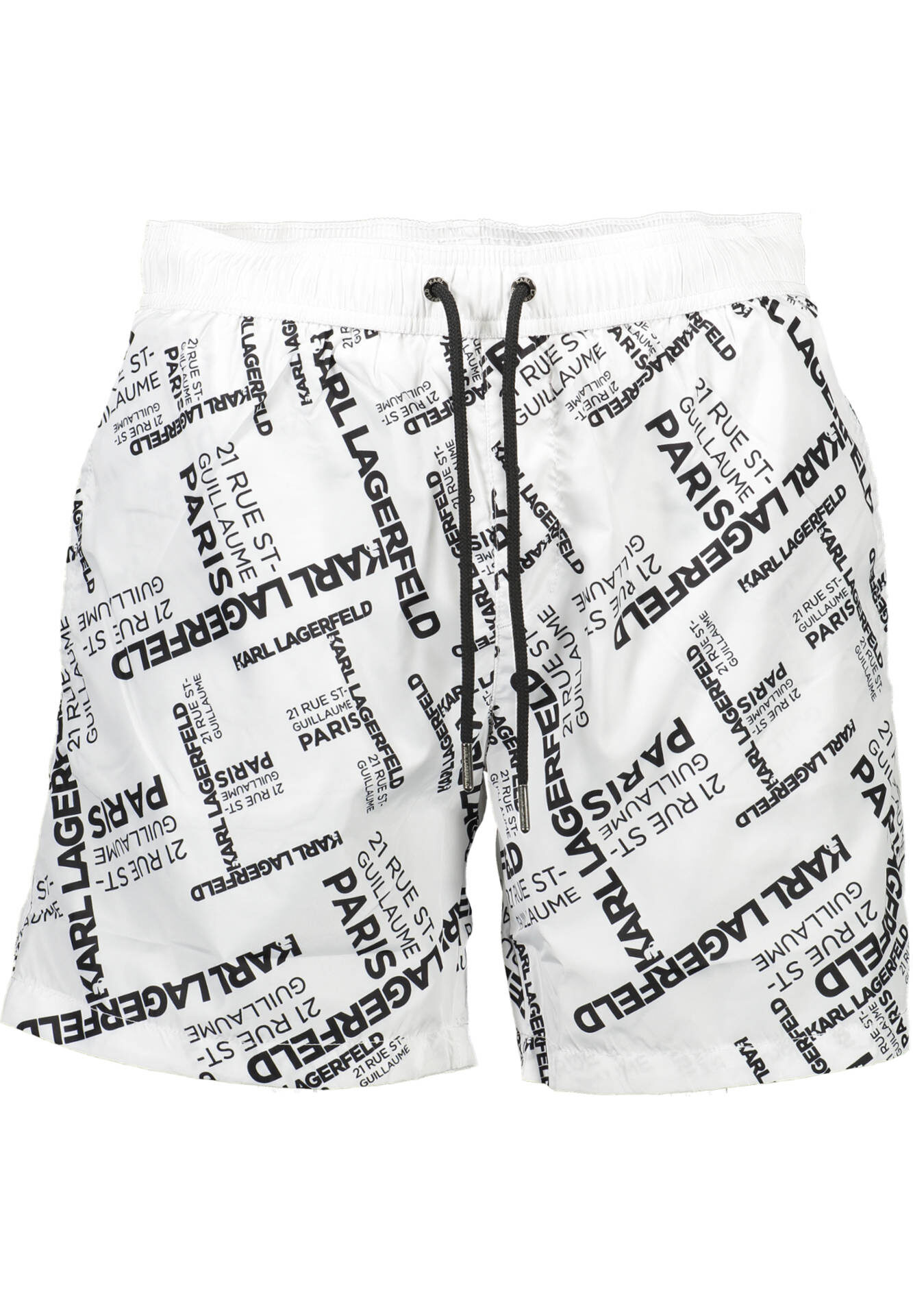 KARL LAGERFELD BEACHWEAR SWIMSUIT BOTTOM MEN WHITE