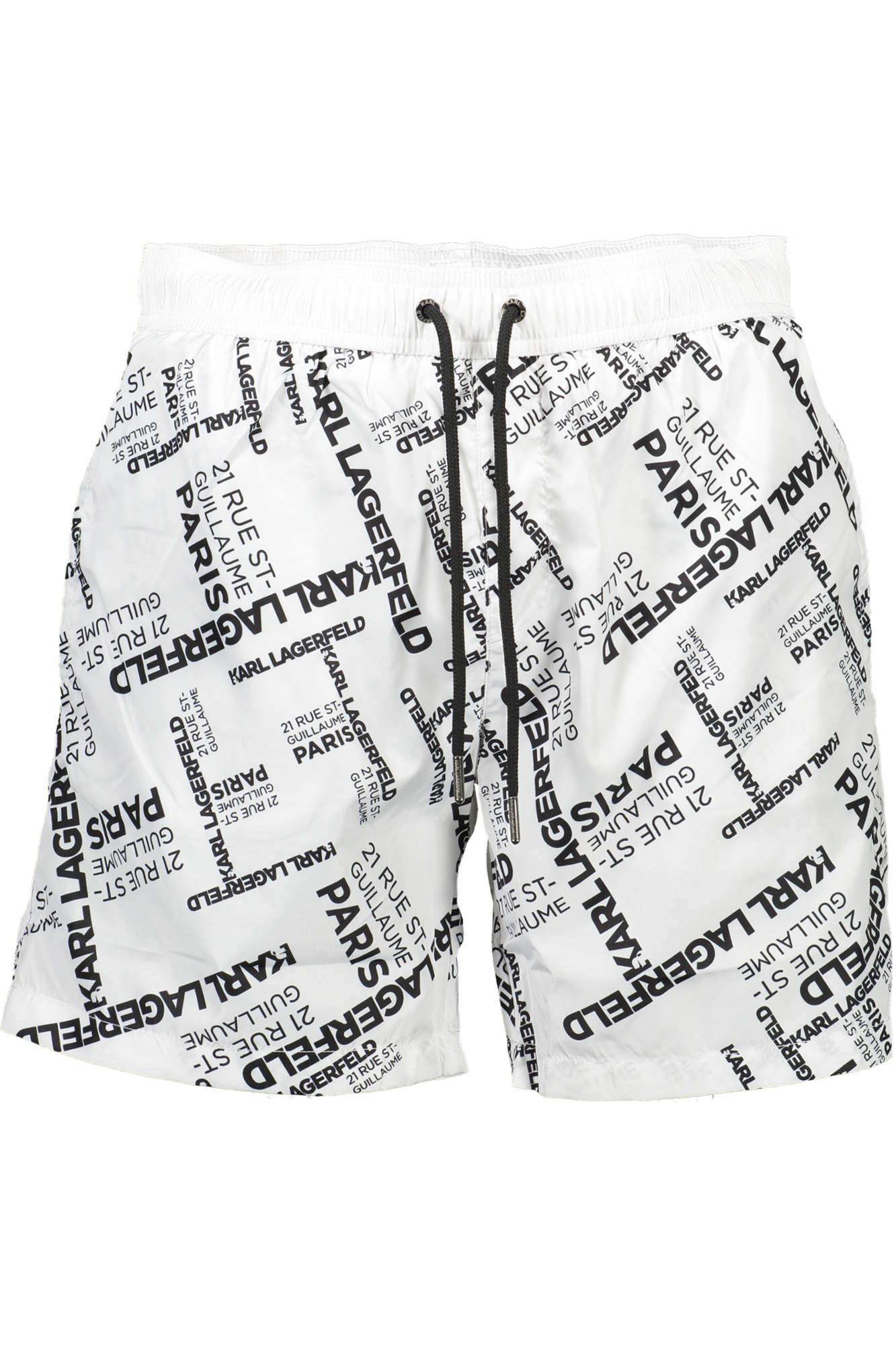KARL LAGERFELD BEACHWEAR vyriškos maudymosi trumpikės, baltos KARL LAGERFELD BEACHWEAR vyriškos maudymosi trumpikės, baltos