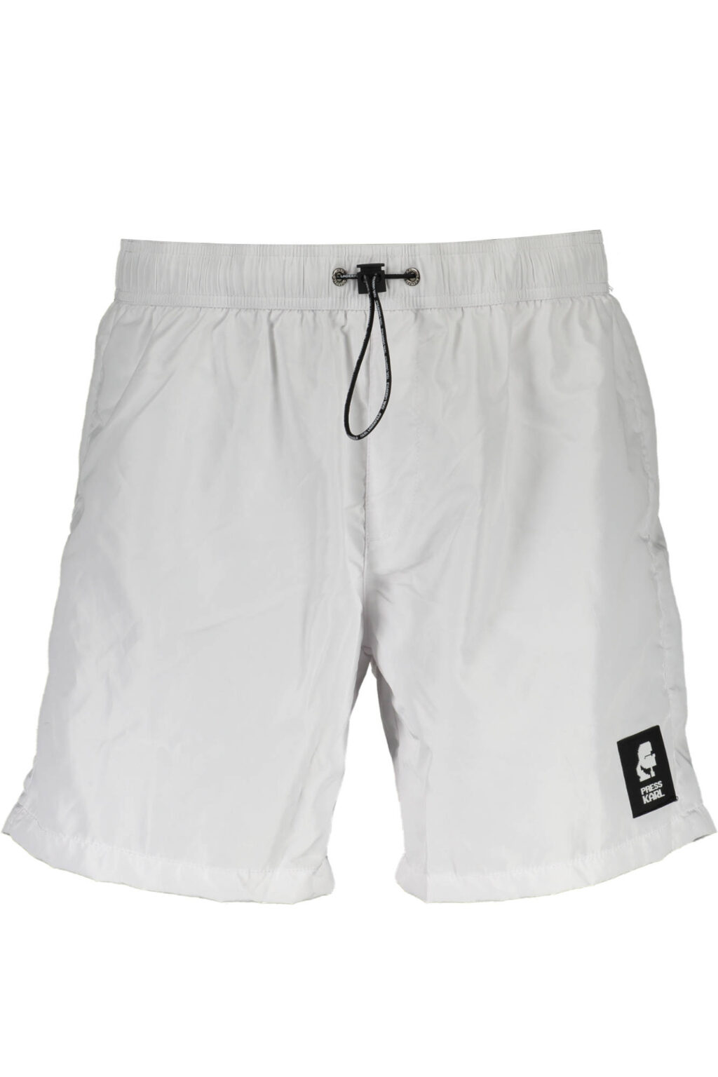 KARL LAGERFELD BEACHWEAR vyriškos maudymosi trumpikės, baltos