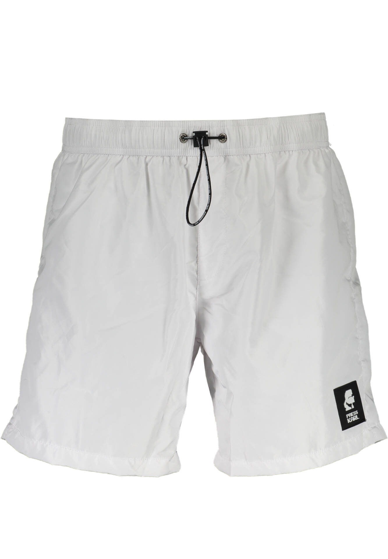 KARL LAGERFELD BEACHWEAR SWIMSUIT BOTTOM MEN WHITE