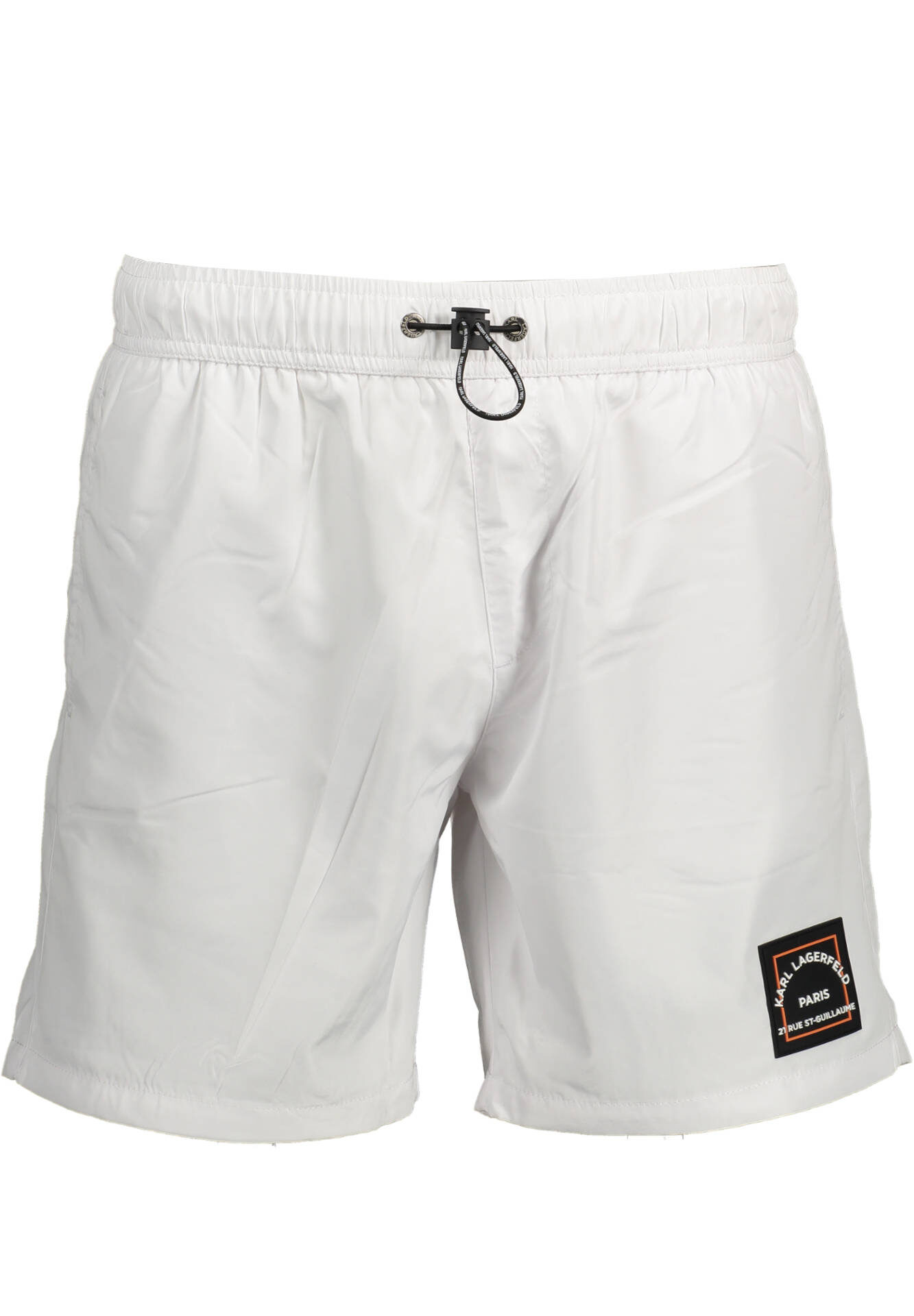 KARL LAGERFELD BEACHWEAR SWIMSUIT BOTTOM MEN WHITE