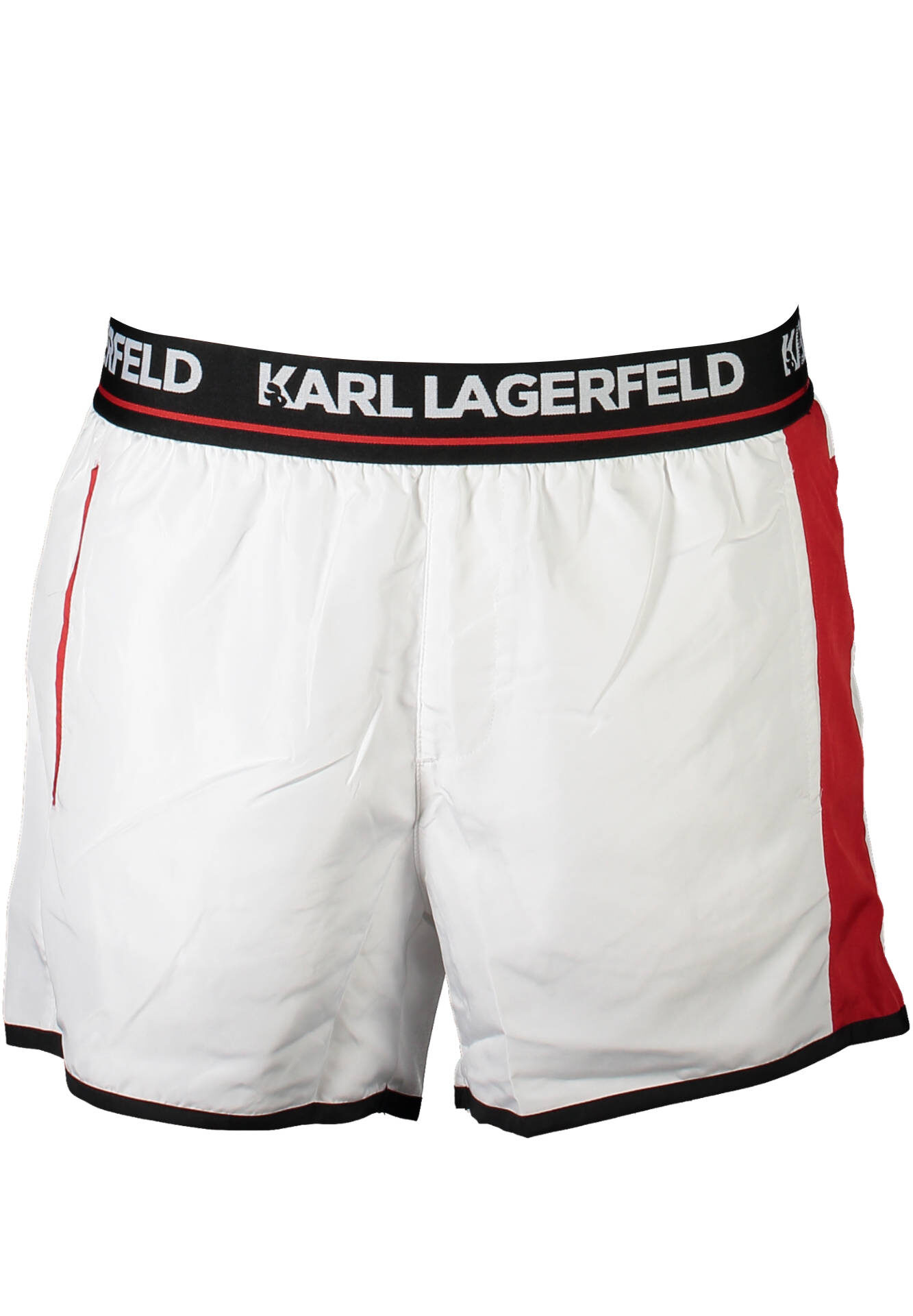 KARL LAGERFELD BEACHWEAR SWIMSUIT BOTTOM MEN WHITE
