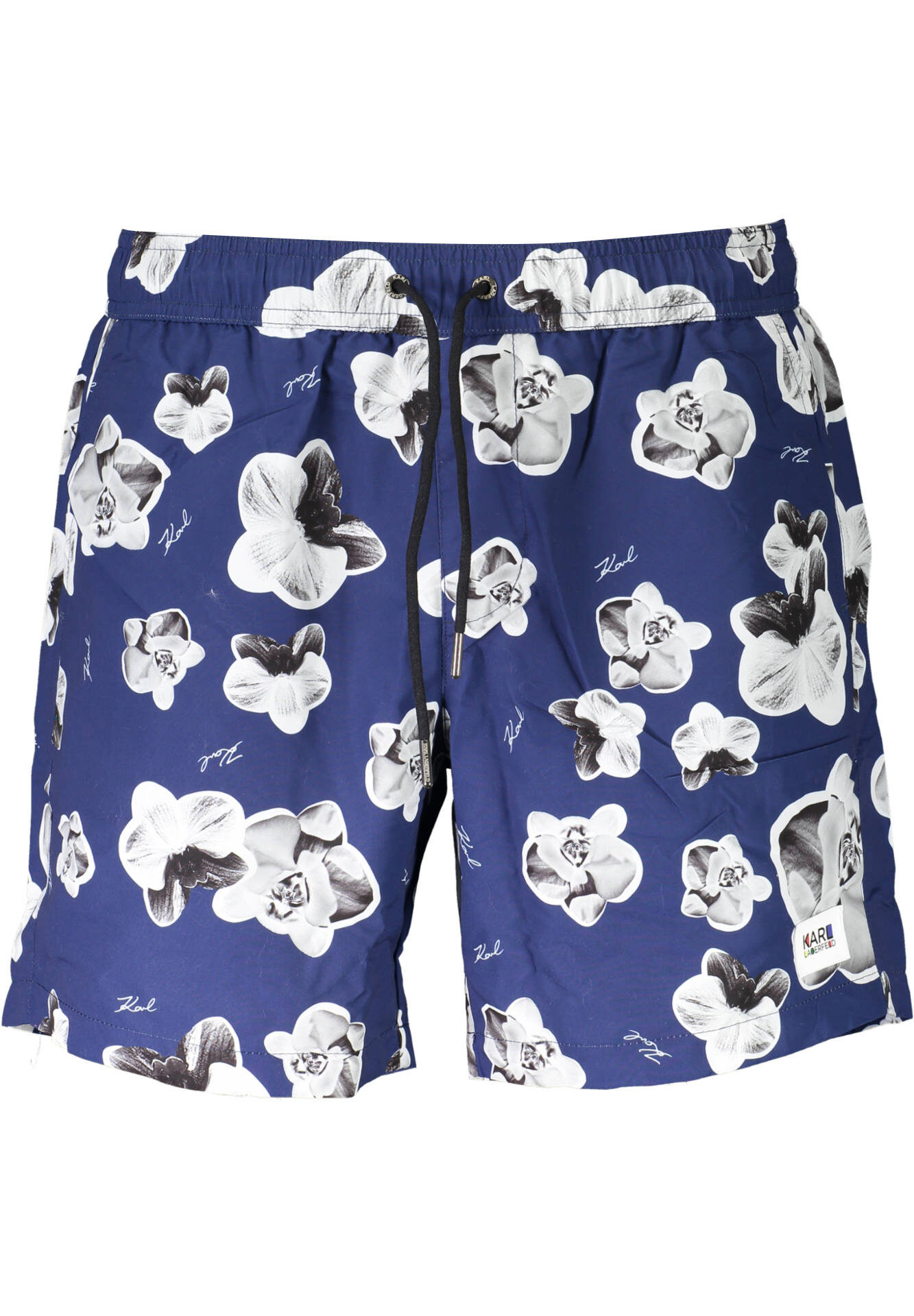 KARL LAGERFELD BEACHWEAR SWIMSUIT BOTTOM MEN BLUE