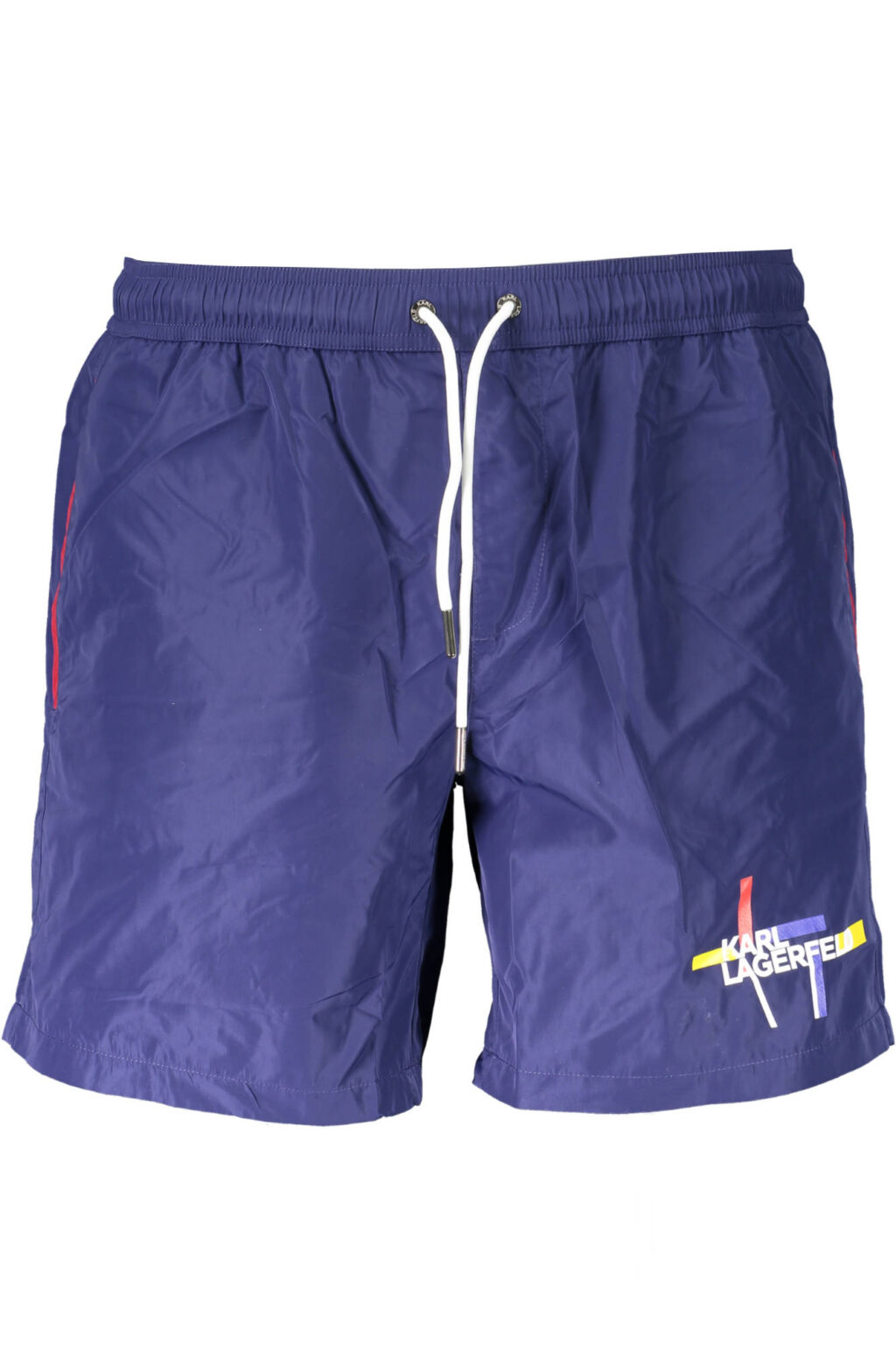 karllagerfeldbeachwearcostumepartesottouomoblu_1 KARL LAGERFELD BEACHWEAR mėlyna vyriškų maudymosi šortų apačia