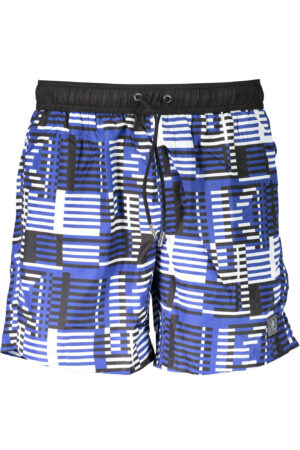KARL LAGERFELD BEACHWEAR vyriškos maudymosi trumpikės, mėlynos
