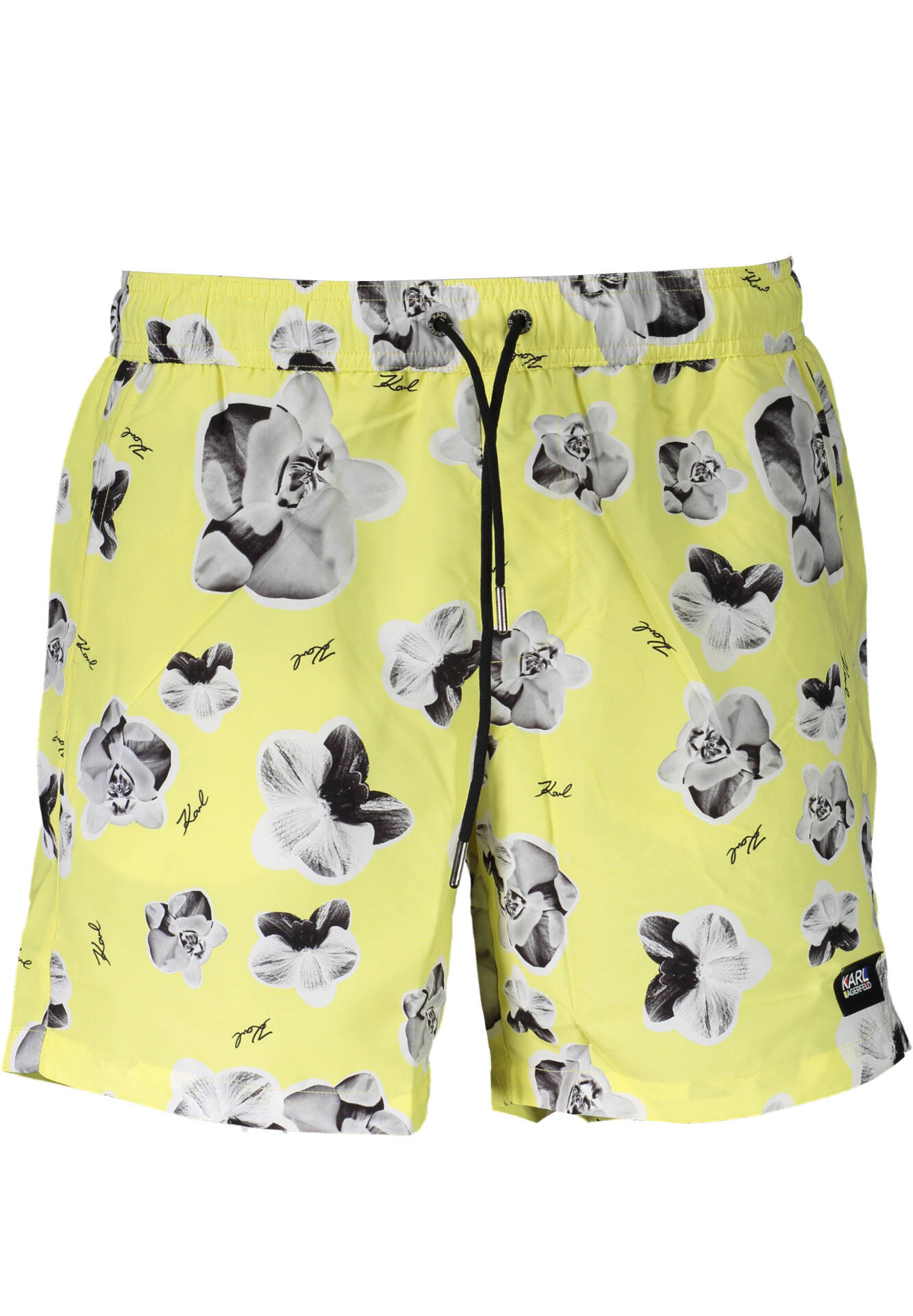 KARL LAGERFELD BEACHWEAR SWIMSUIT BOTTOM MEN YELLOW