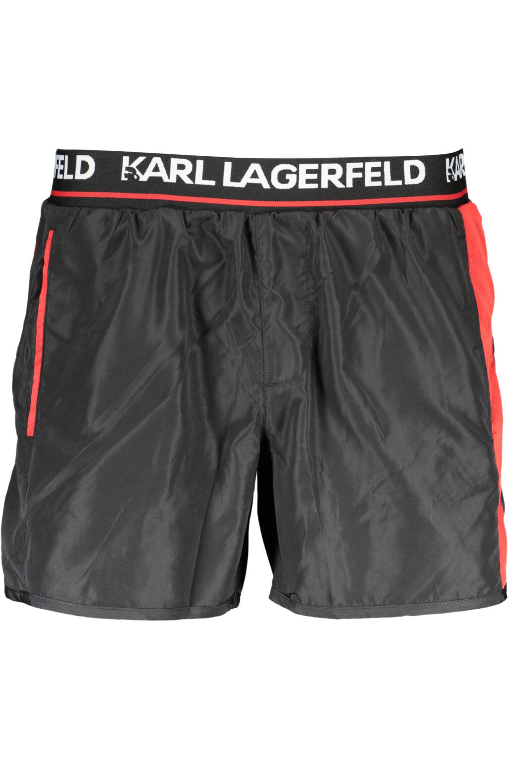 KARL LAGERFELD BEACHWEAR vyriškos maudymosi trumpikės, juodos