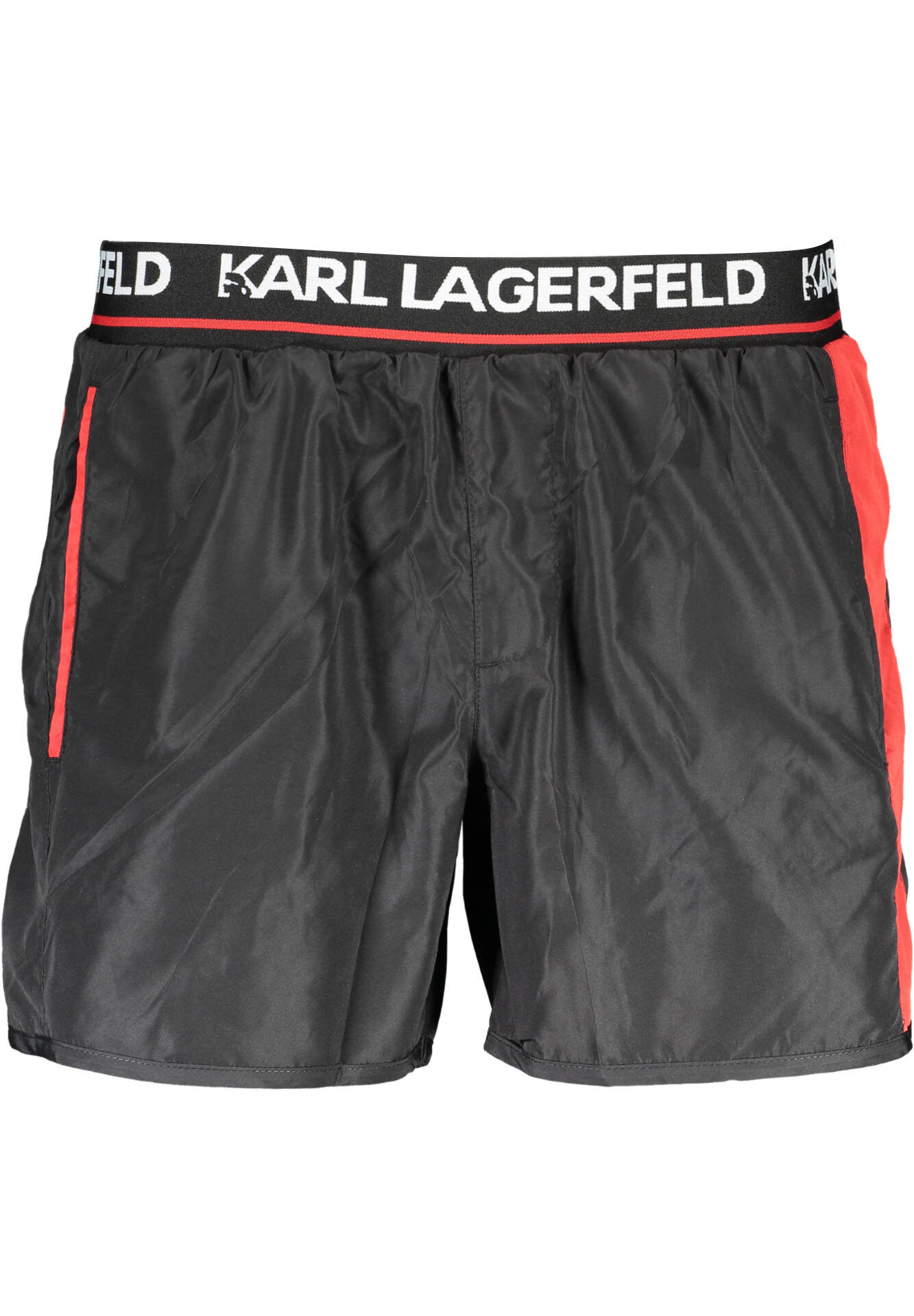 KARL LAGERFELD BEACHWEAR SWIMSUIT BLACK MEN'S BOTTOM