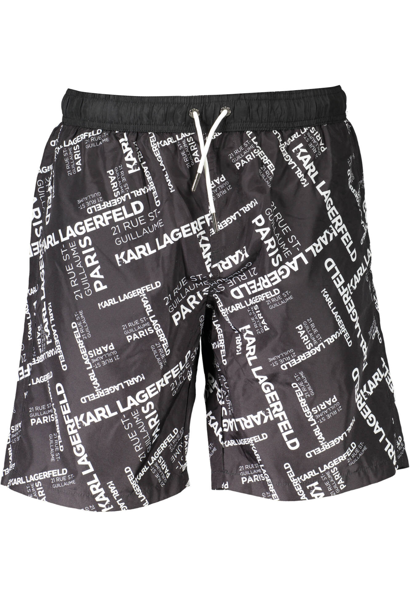 KARL LAGERFELD BEACHWEAR SWIMSUIT PARTS UNDER MAN BLACK