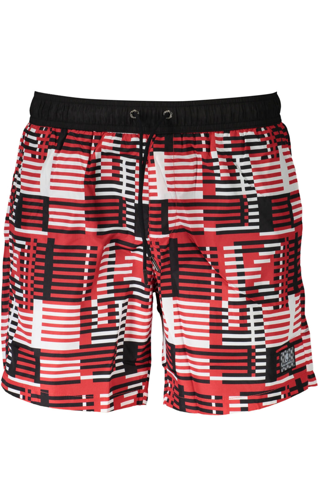 karllagerfeldbeachwearcostumepartesottouomorosso_1 KARL LAGERFELD BEACHWEAR raudonos vyriškos maudymosi trumpikės