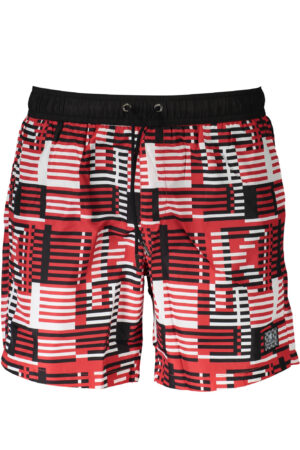 KARL LAGERFELD BEACHWEAR raudonos vyriškos maudymosi trumpikės